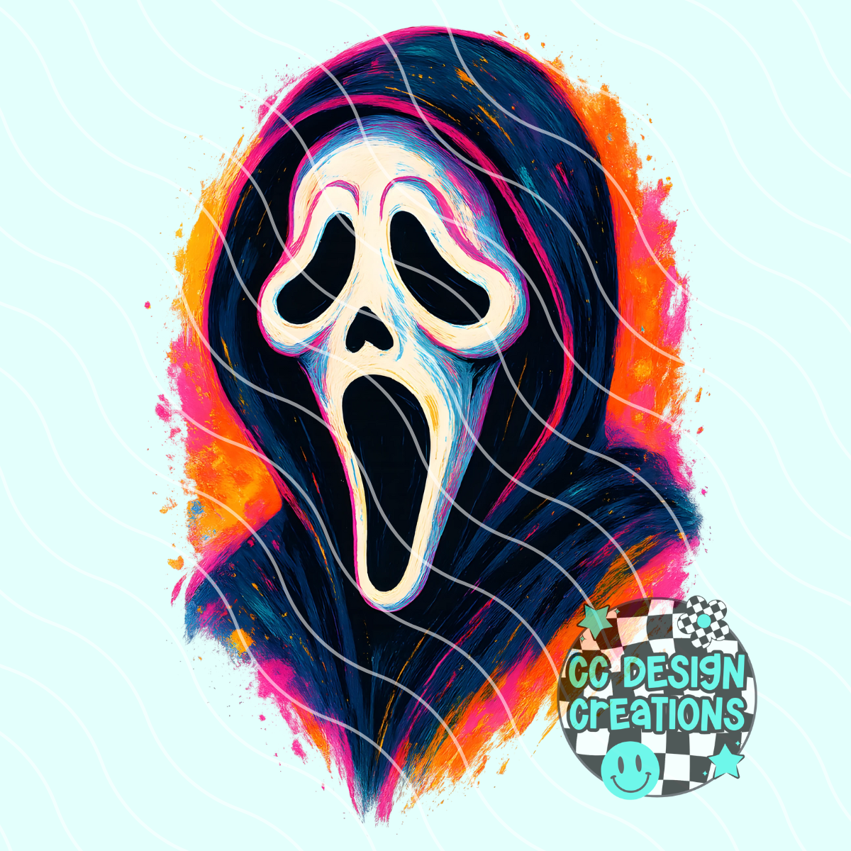 Horrorcolors Ghostface PNG Digital Download