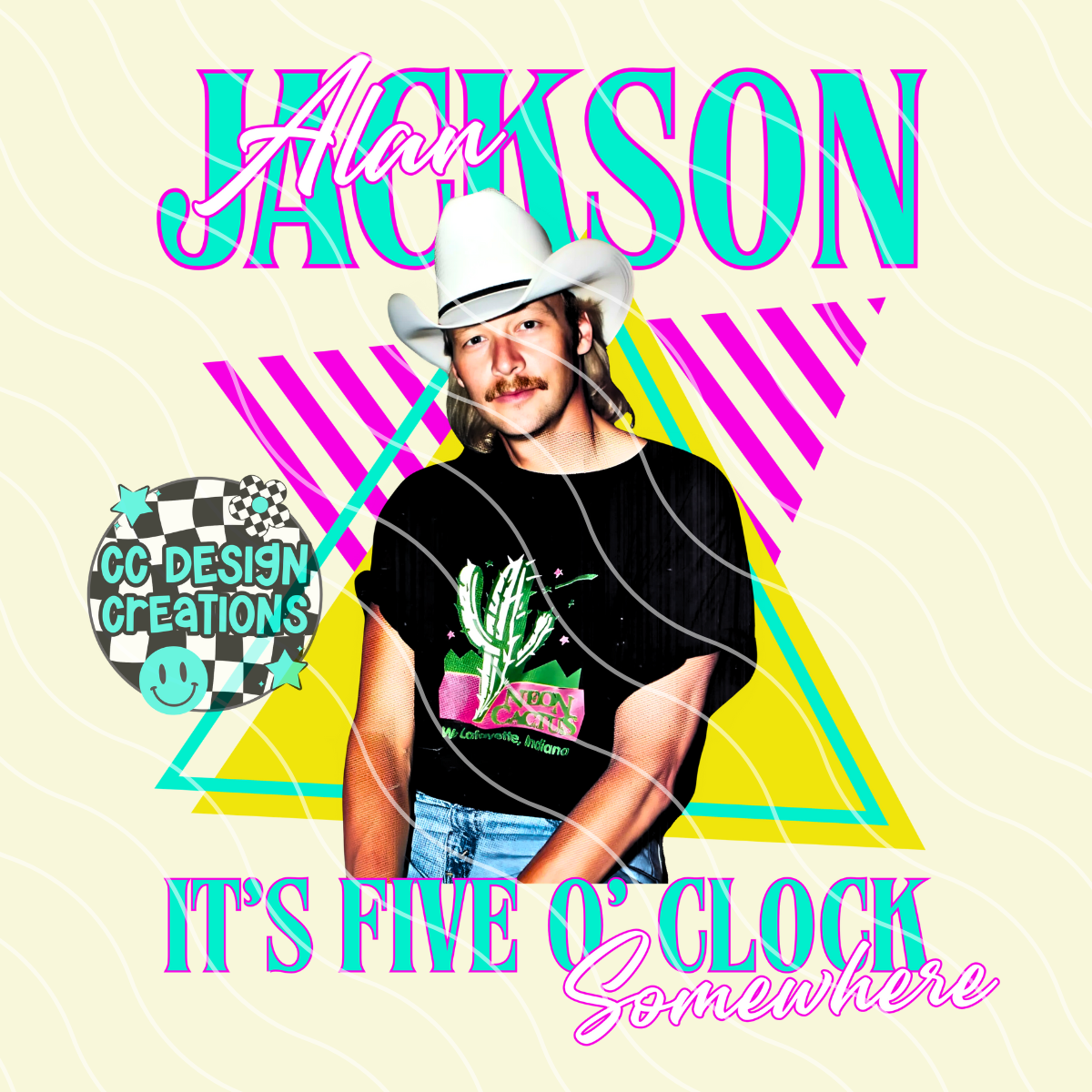 Retro Alan Jack son PNG Digital Download