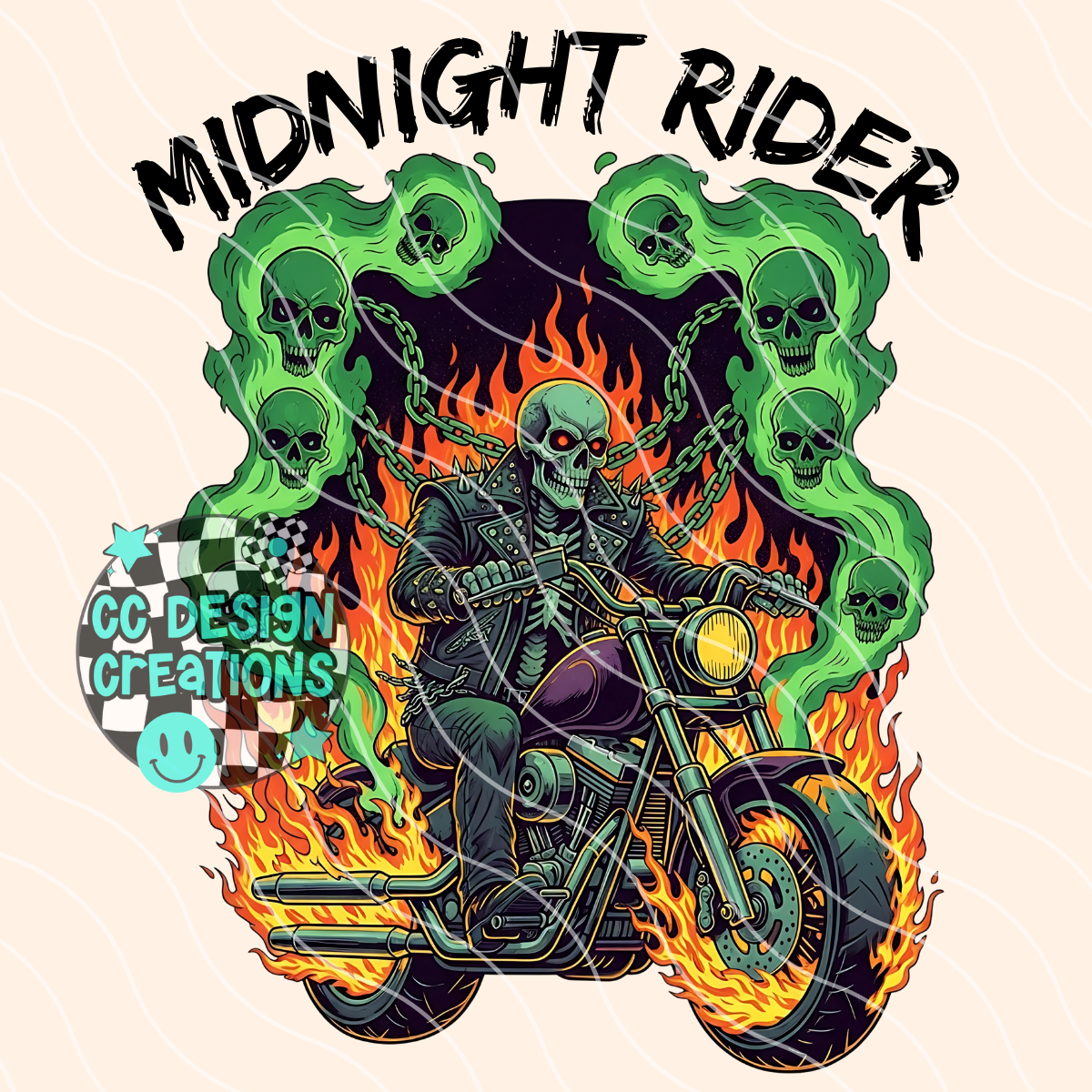 Midnight Rider PNG Digital Download