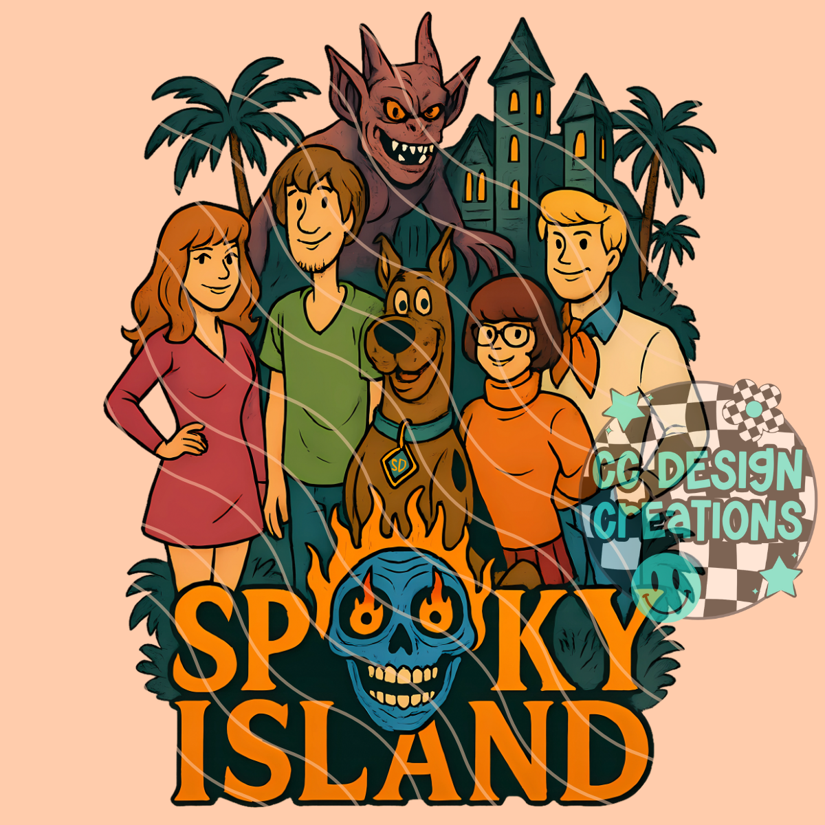 Spooky Island PNG Digital Download