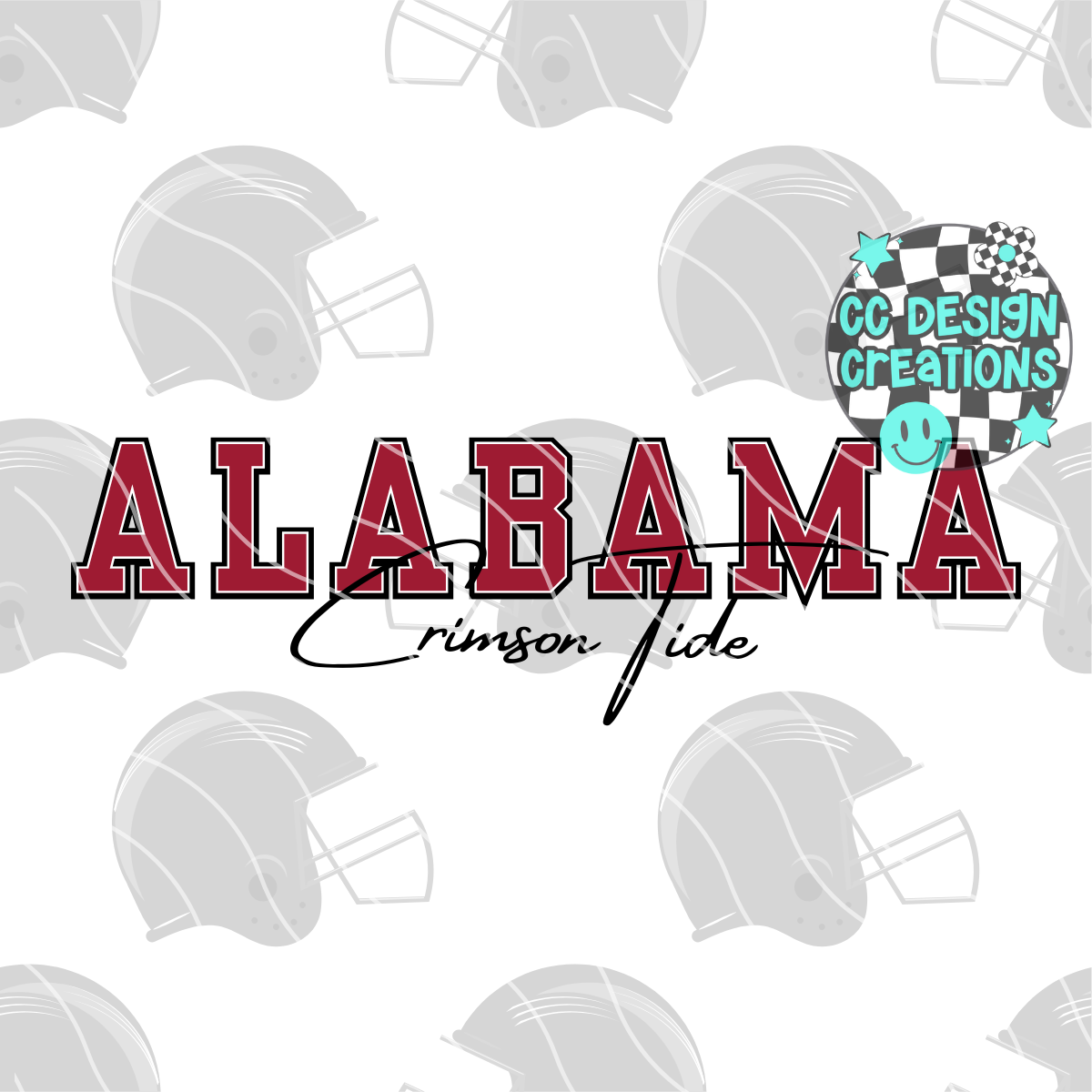Alabama Jumbo Football PNG Digital Download