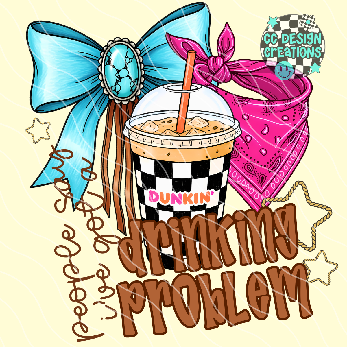Dunki n Drinking Problem PNG Digital Download