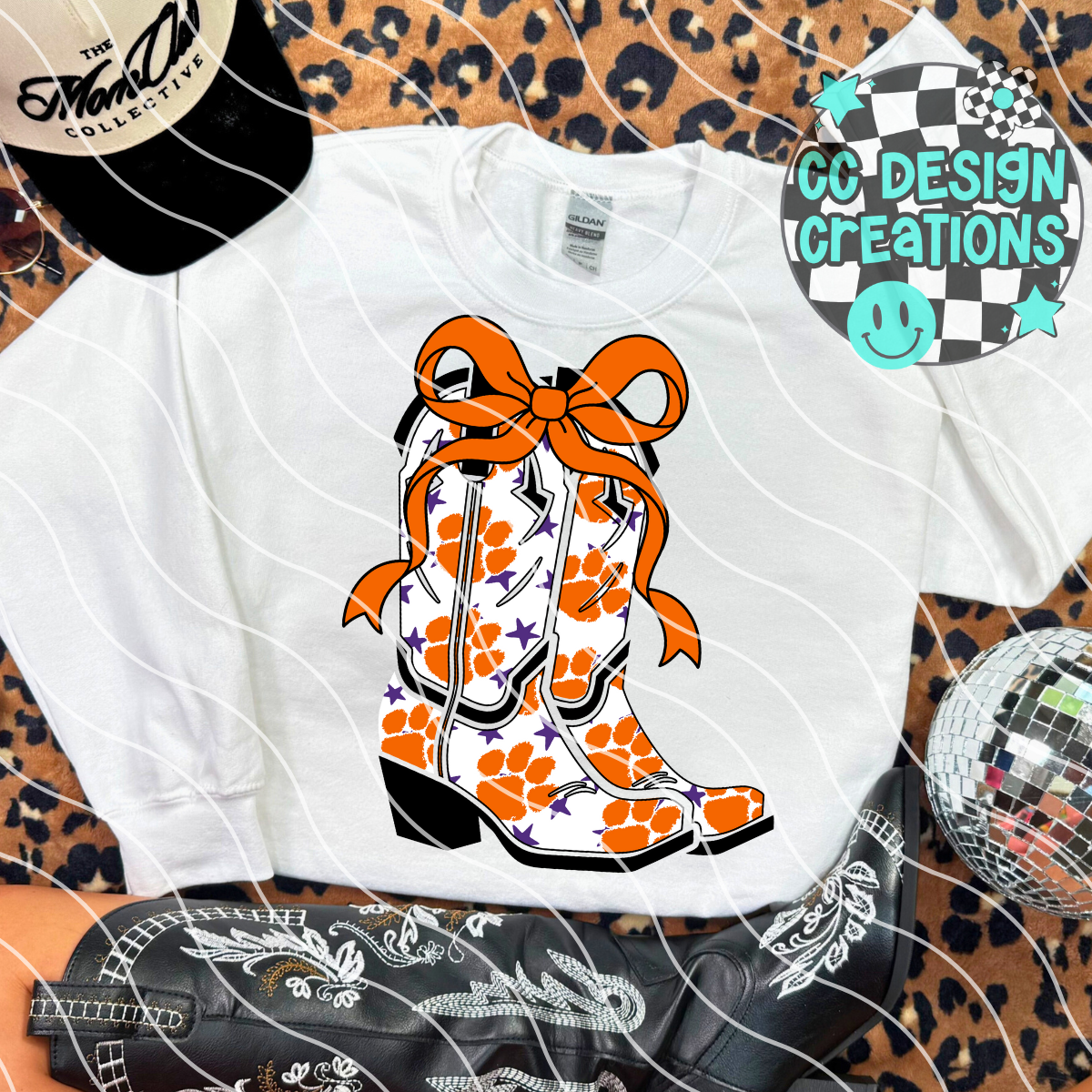 Clem Tigers Cowgirl PNG Digital Download