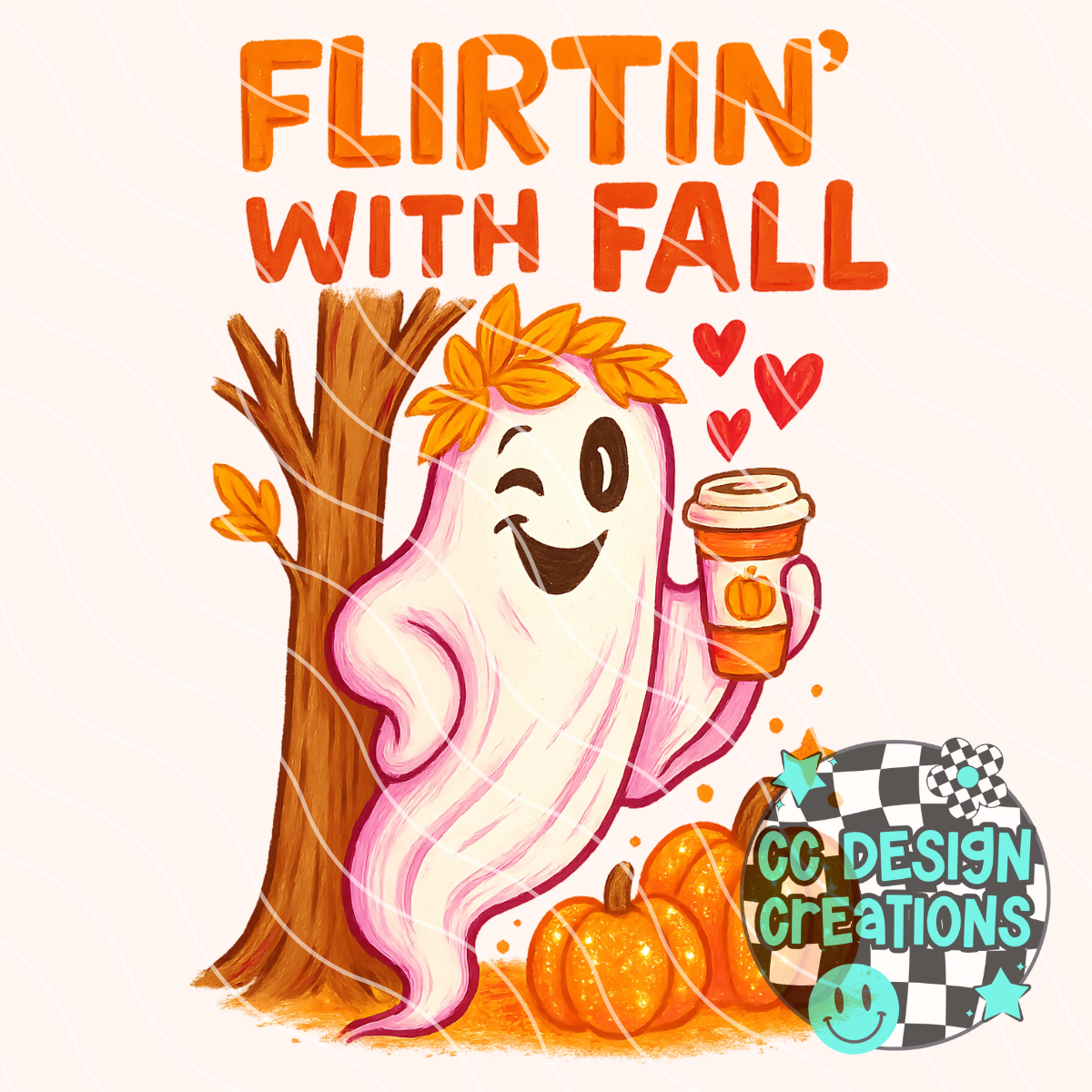 Flirtin' With Fall PNG Digital Download