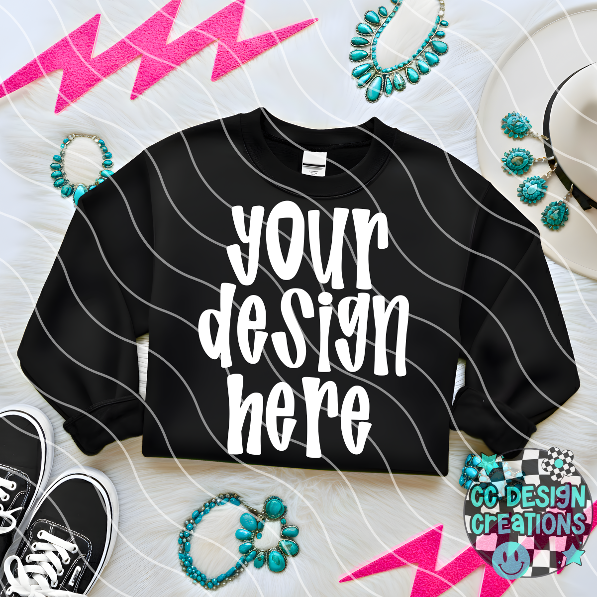 Black Western Edgy Mock