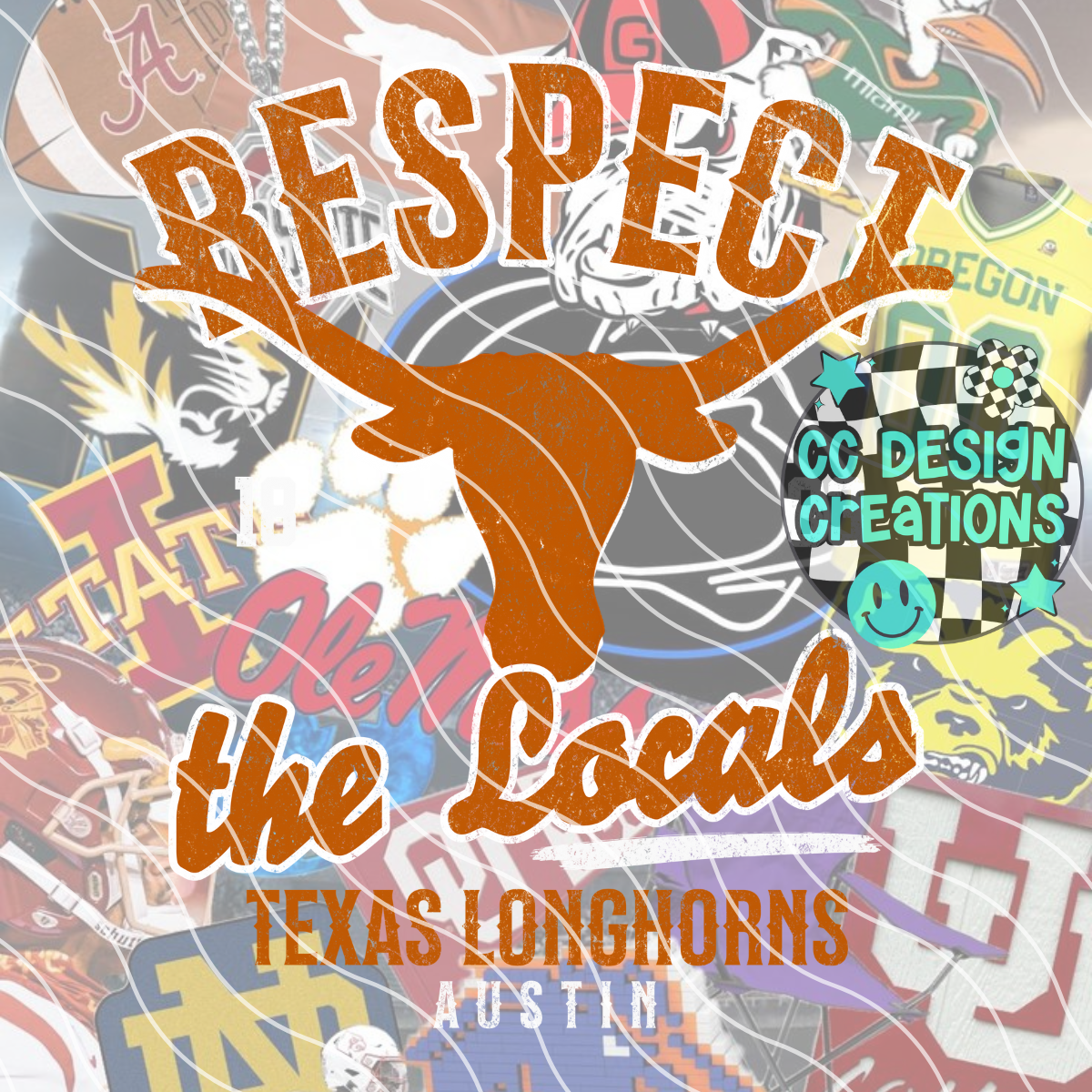 Respect The Locals Texas PNG Digital Download