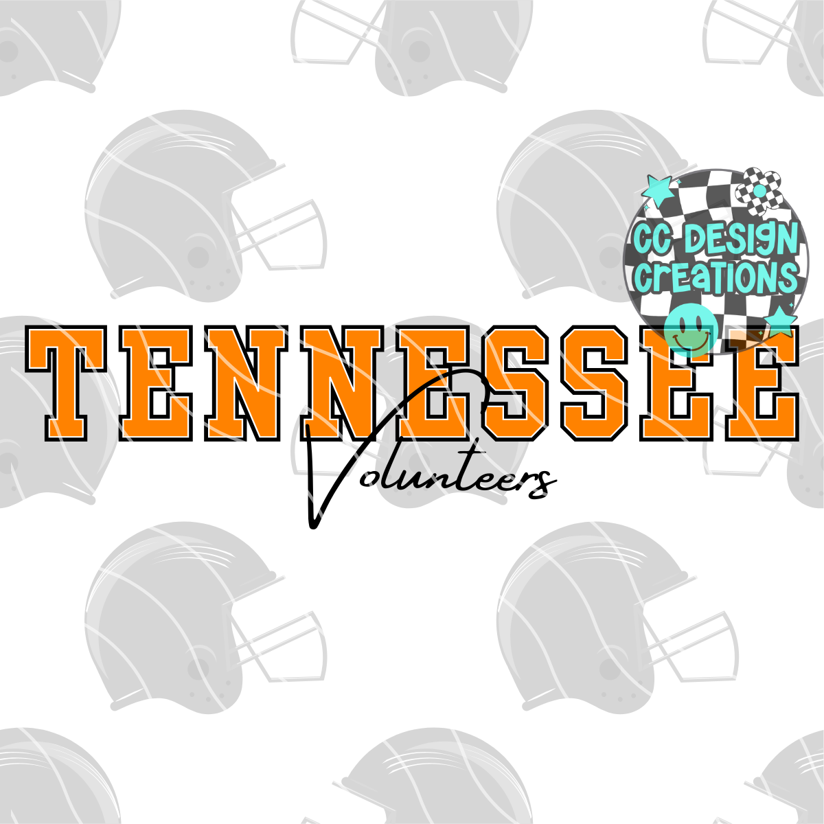 Tennessee Jumbo Football PNG Digital Download