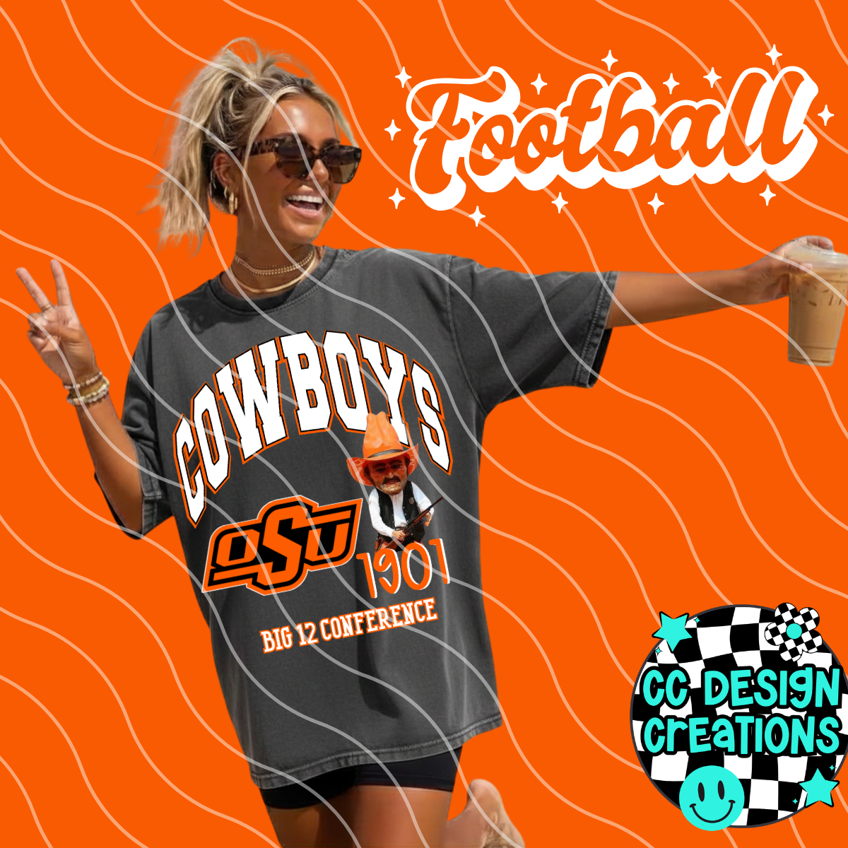 COWBOYS COLL EGE FOOTBALL PNG DIGITAL DOWNLOAD
