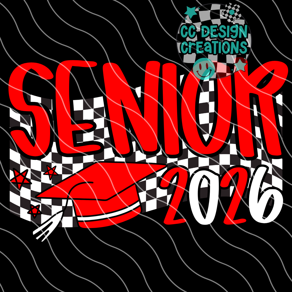 Senior 2026 Red PNG Digital Download