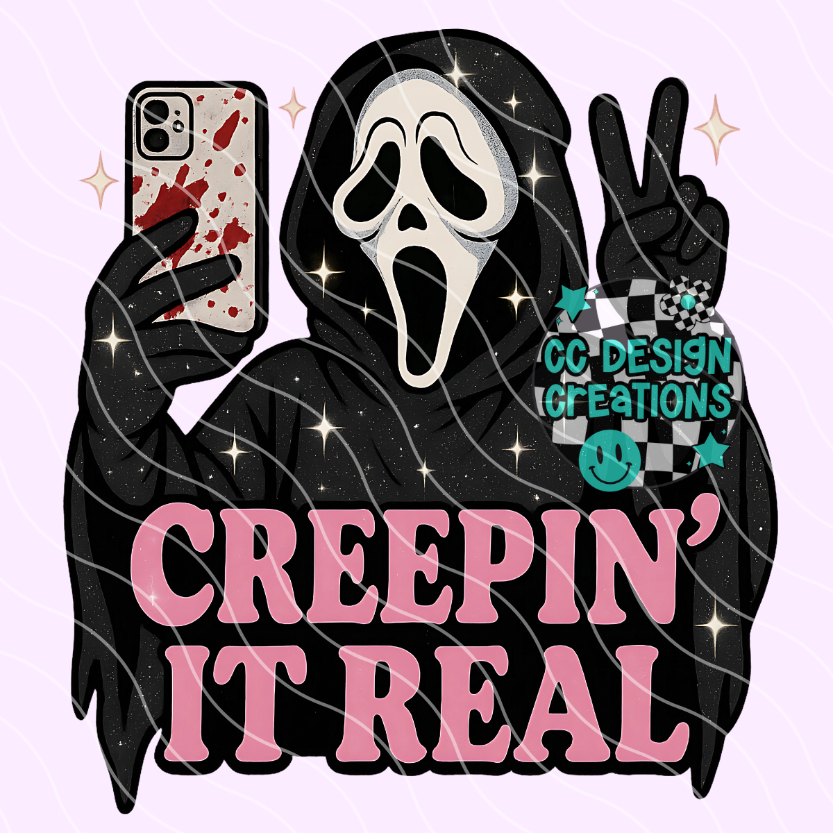 Scream Creepin It Real PNG Digital Download