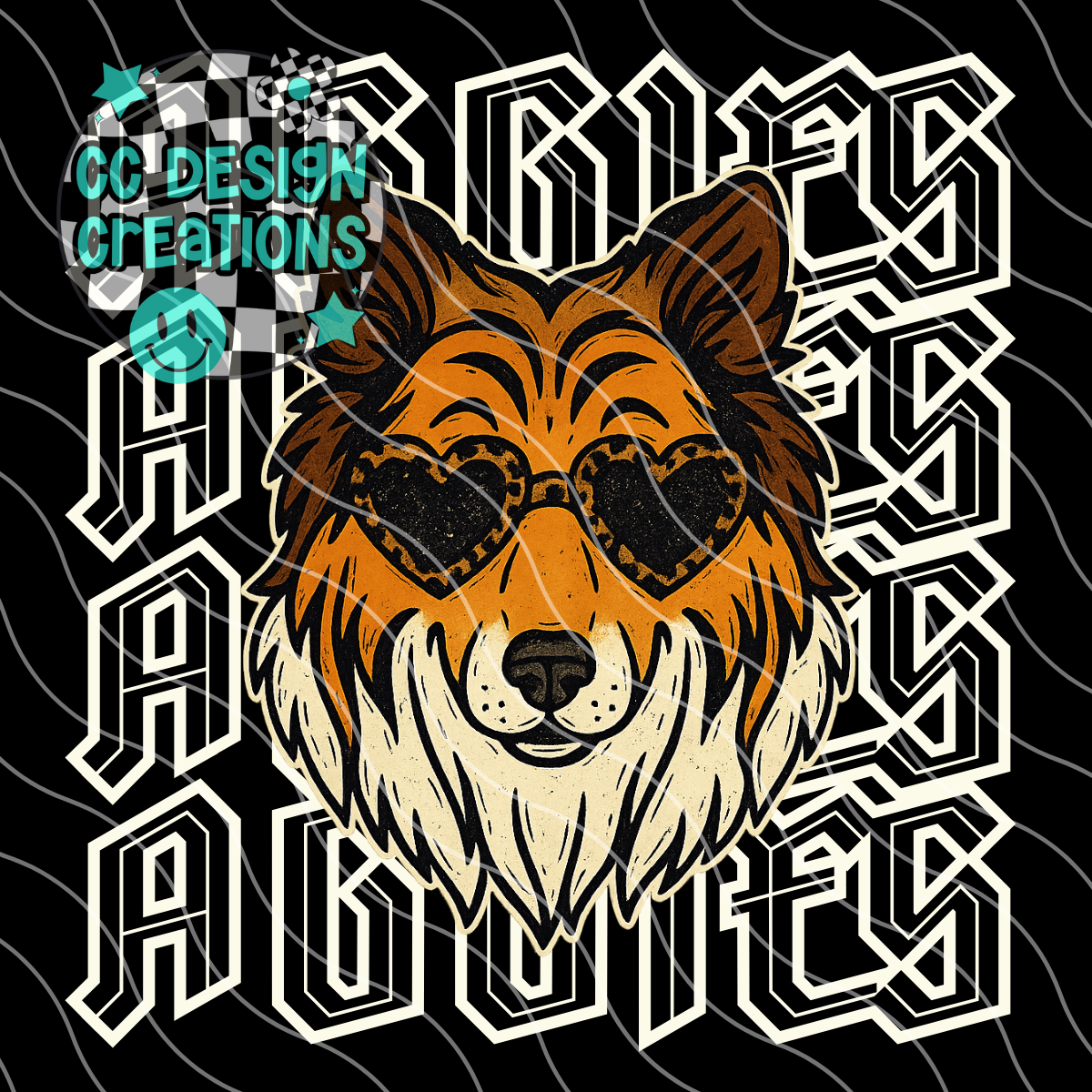 Aggies Preppy Grunge Mascot PNG Digital Download