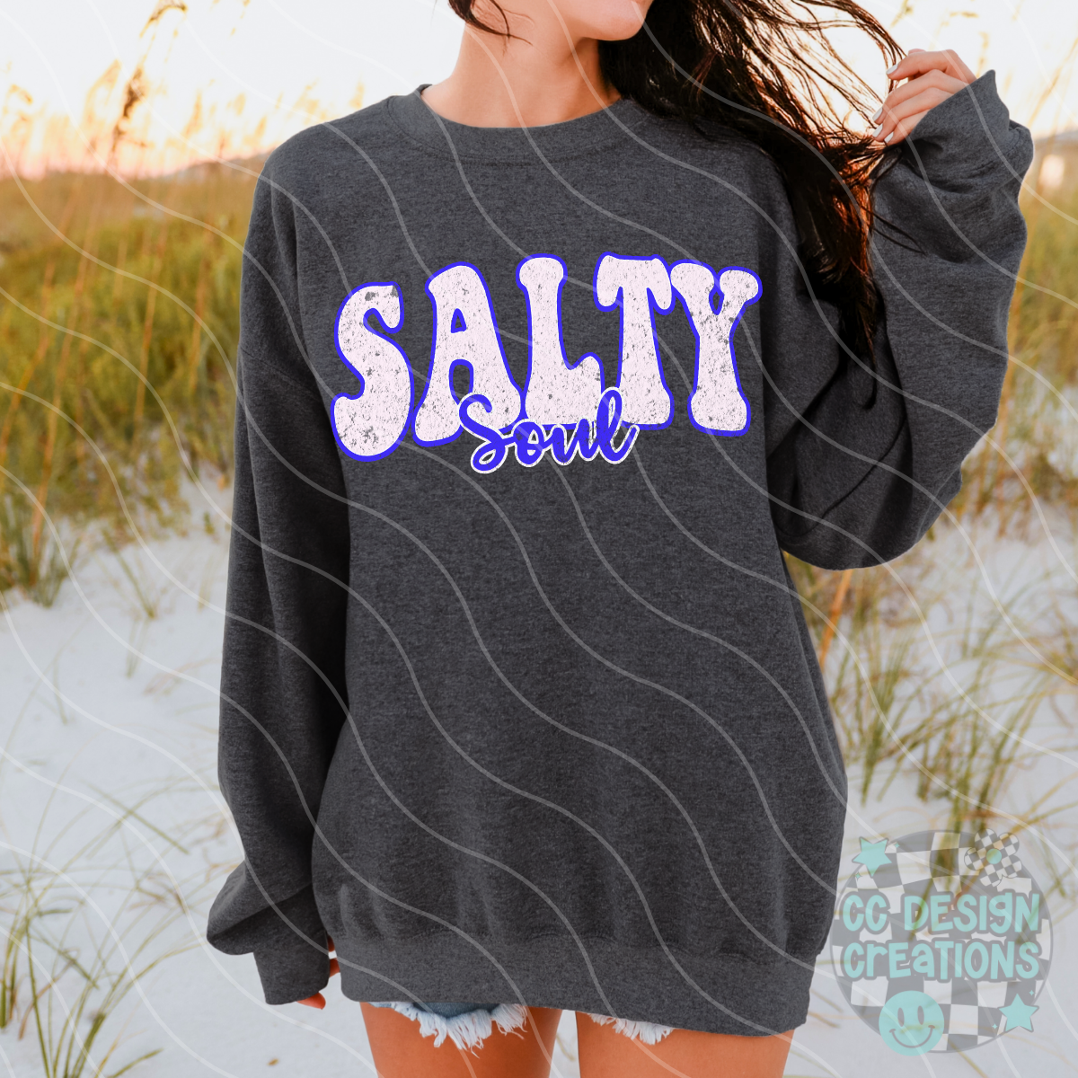 Salty Soul Light Pink PNG Digital Download
