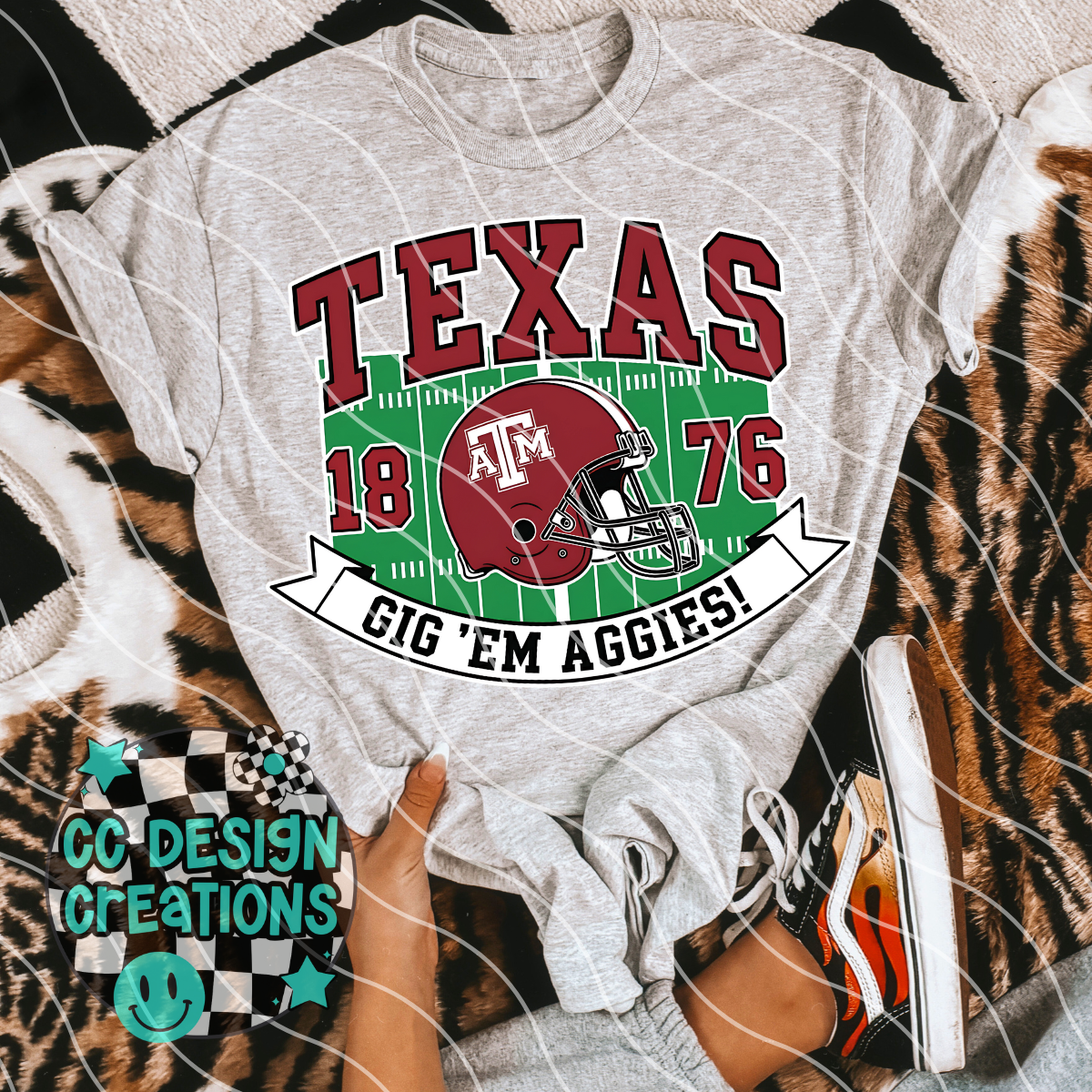 Texas Retro Collegiate PNG Digital Download