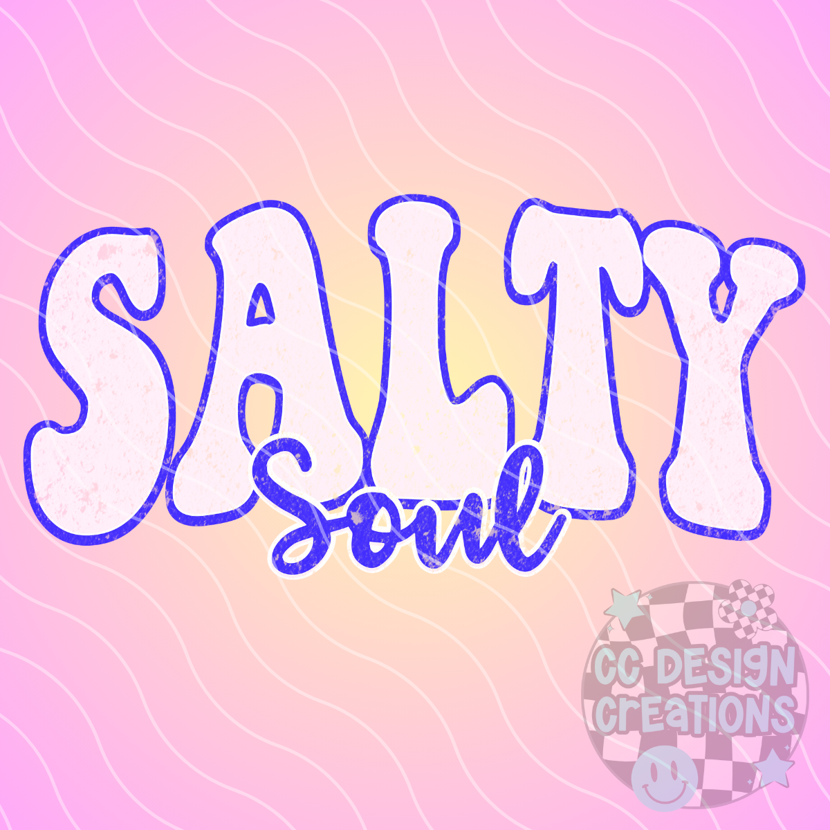 Salty Soul Light Pink PNG Digital Download