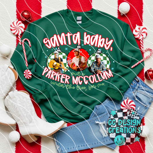 Santa Baby Parker PNG Digital Download