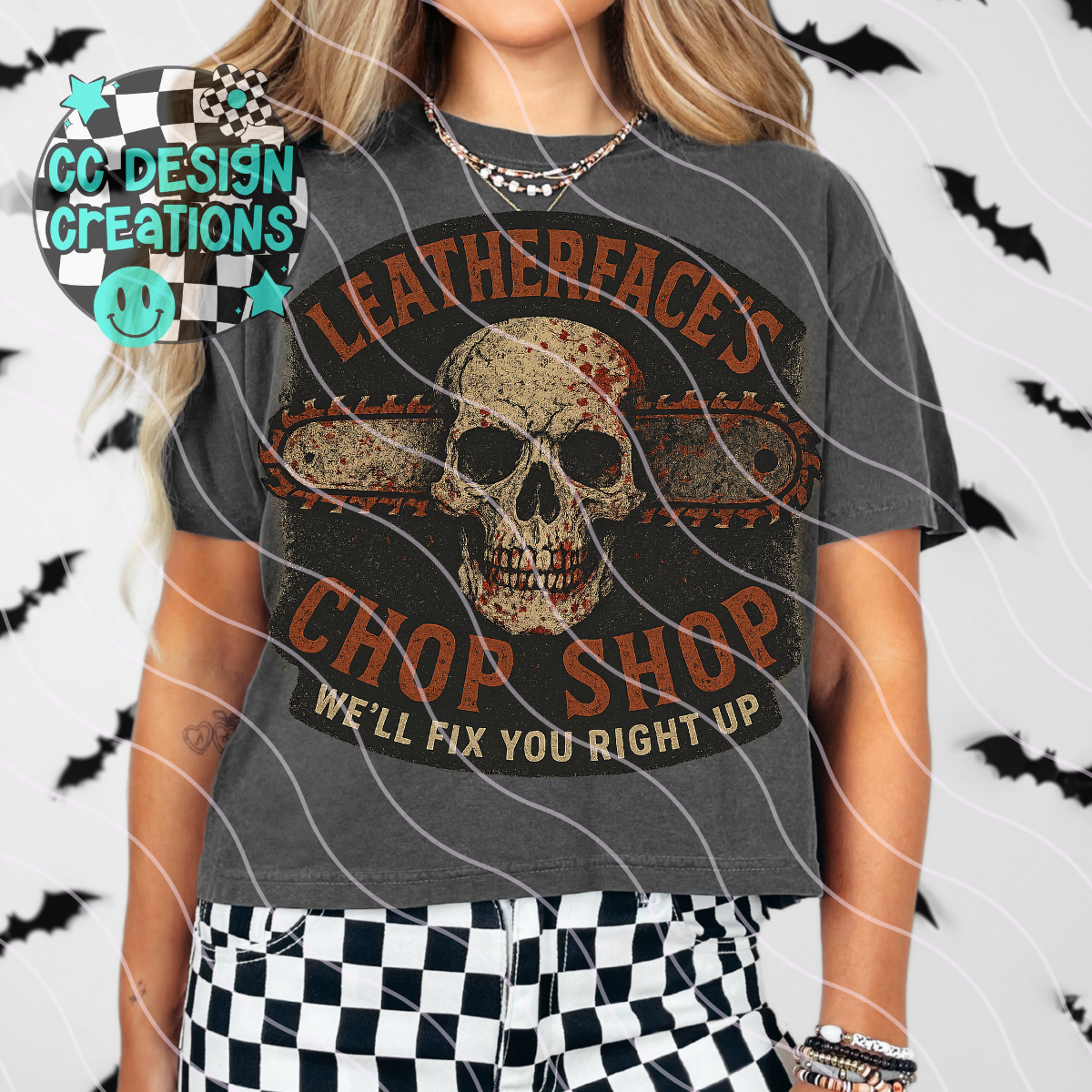 Leatherfaces Chop Shop PNG Digital Download