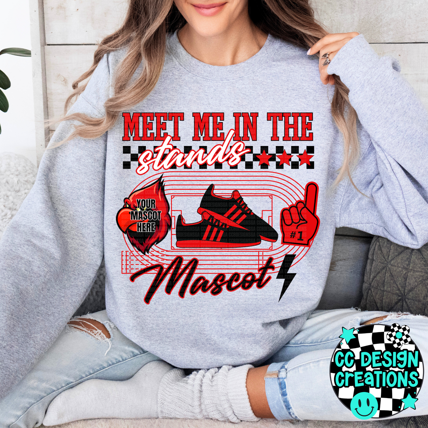 CUSTOM Meet Me In The Stands Track School Spirit PNG Digital Download
