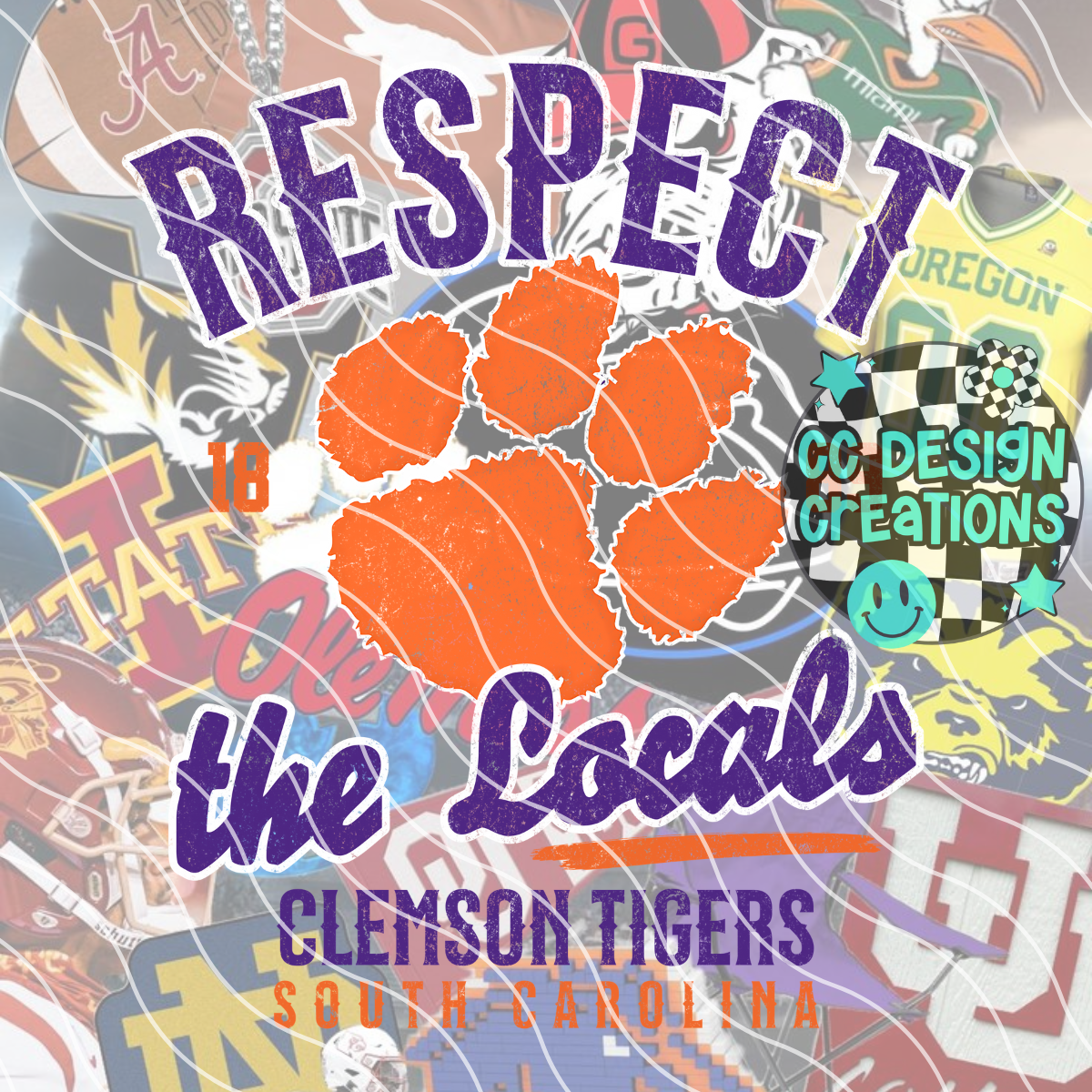 Respect The Locals Clem PNG Digital Download