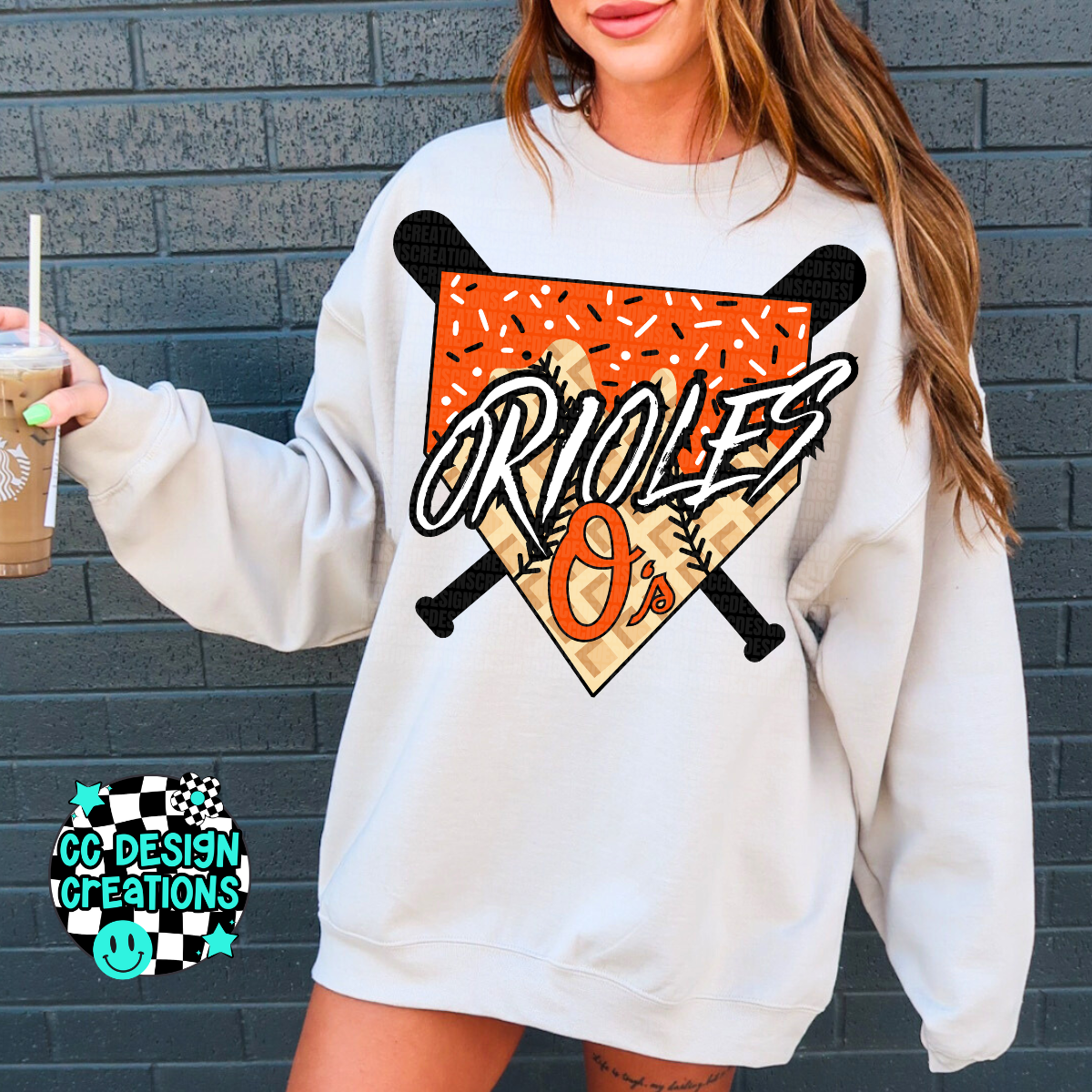 Orioles Baseball Drip PNG Digital Download