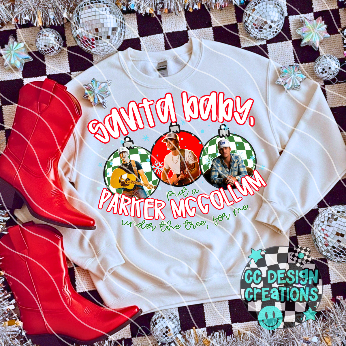 Santa Baby Parker PNG Digital Download