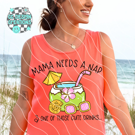 Mama Needs A Nap PNG Digital Download