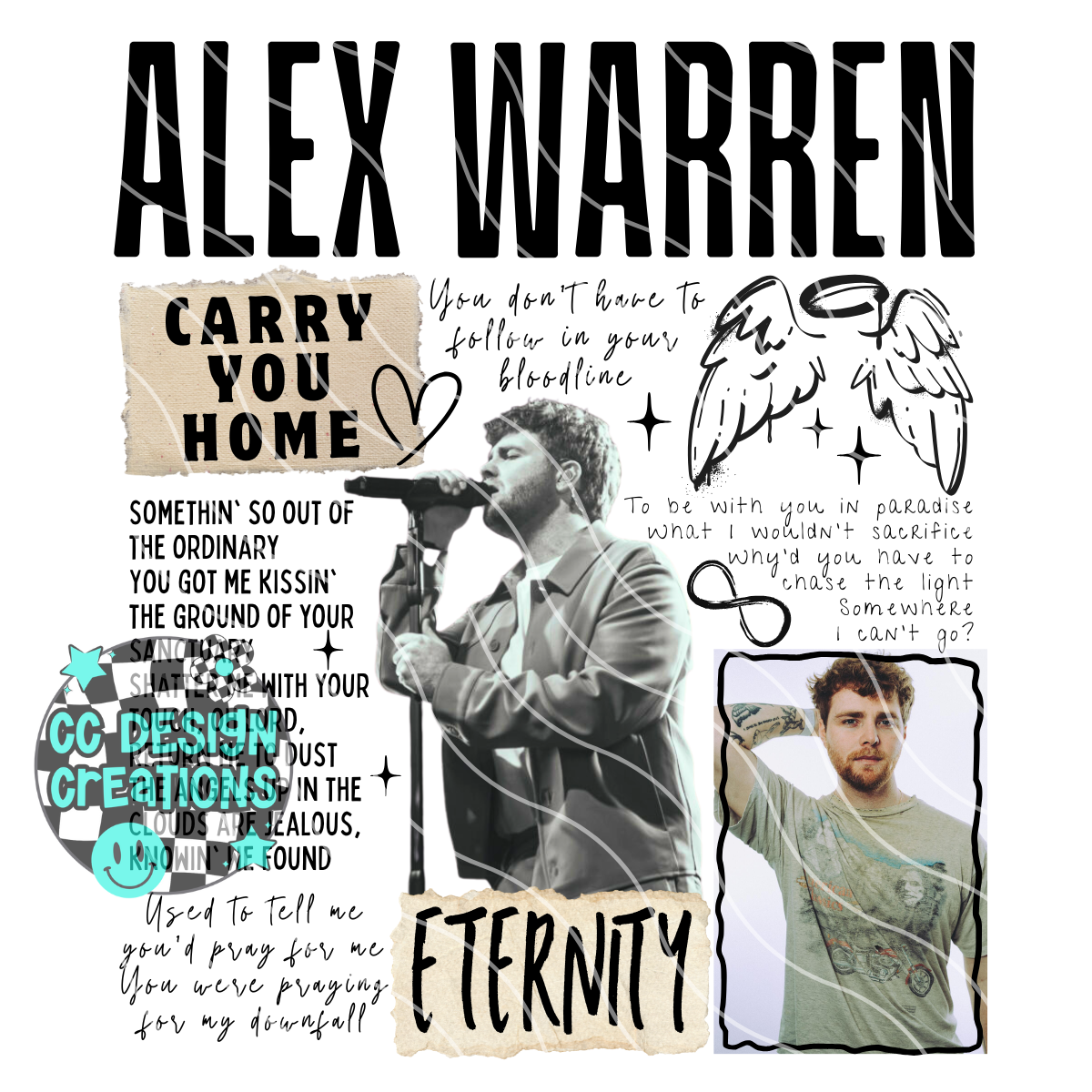 Alex Warren PNG Digital Download (2 FILES)