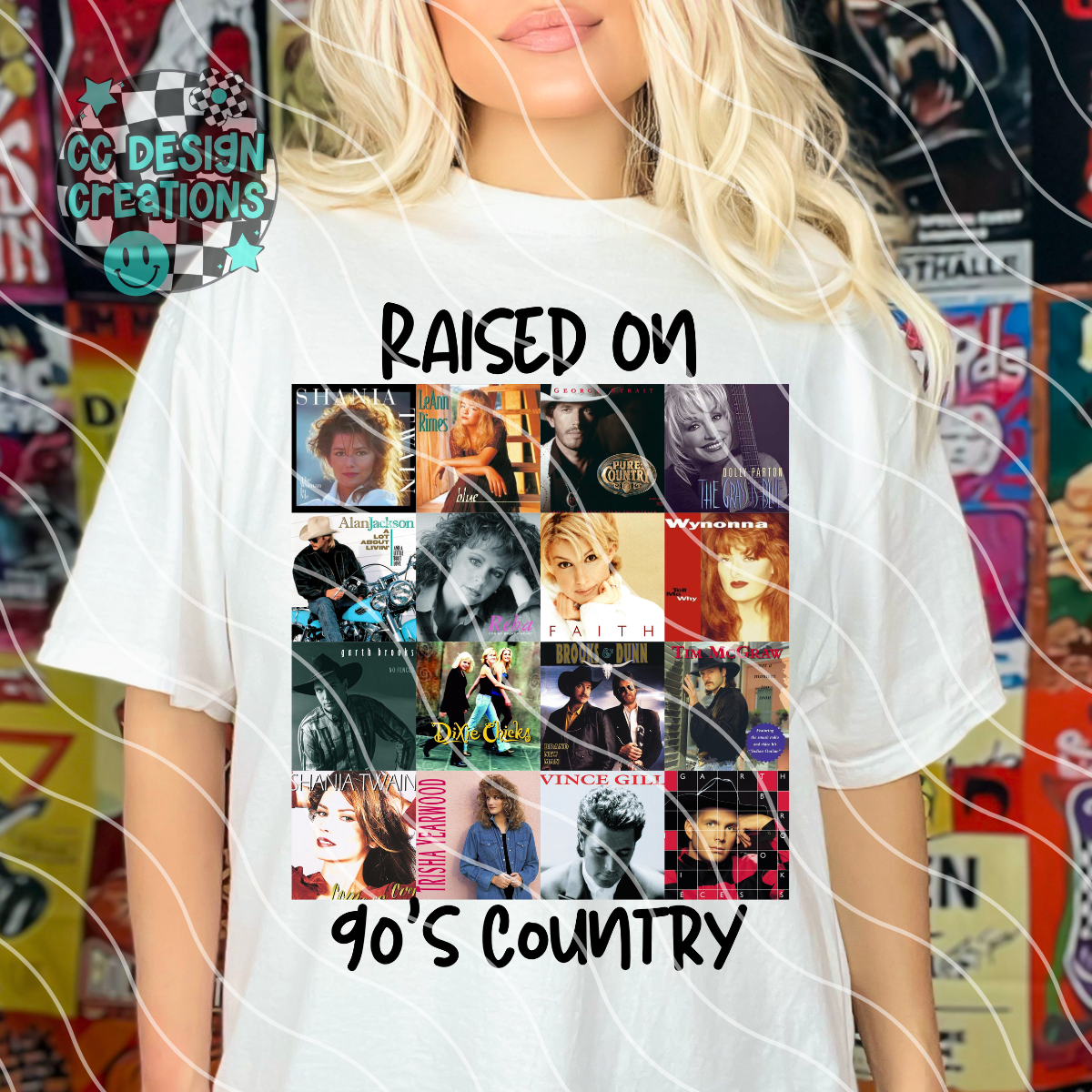 Raised On 90s Country PNG Digital Download