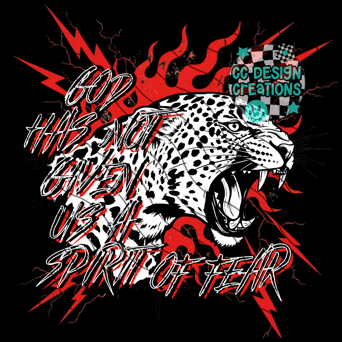 God Has Not Given Us a Spirit of Fear PNG Digital Download
