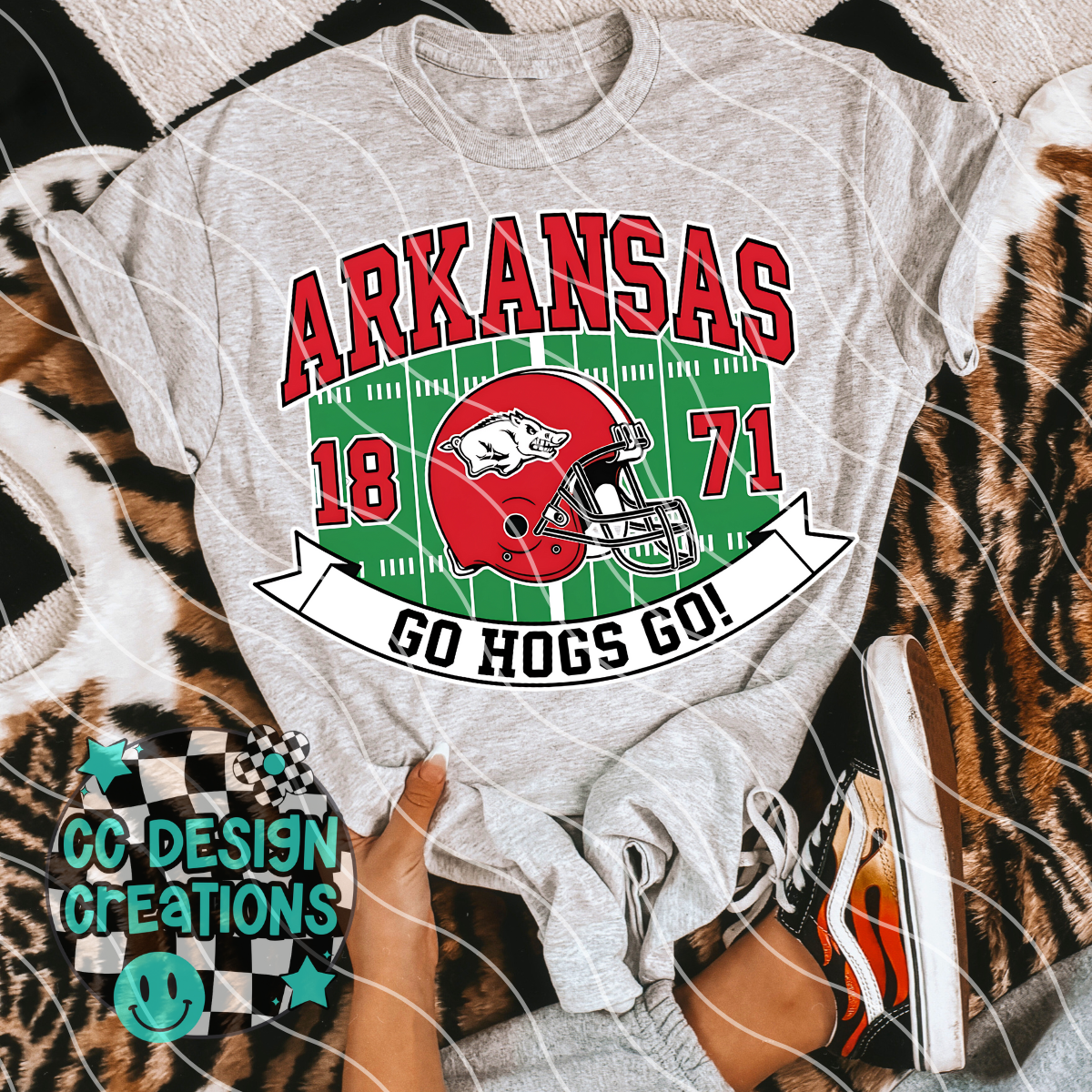 Arkansas Retro Collegiate PNG Digital Download
