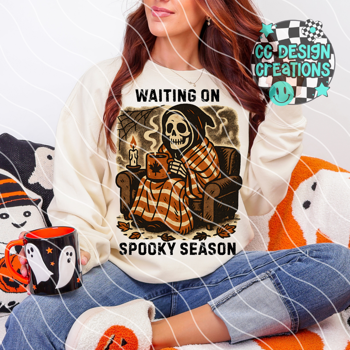 Waiting On Spooky Season PNG Digital Download