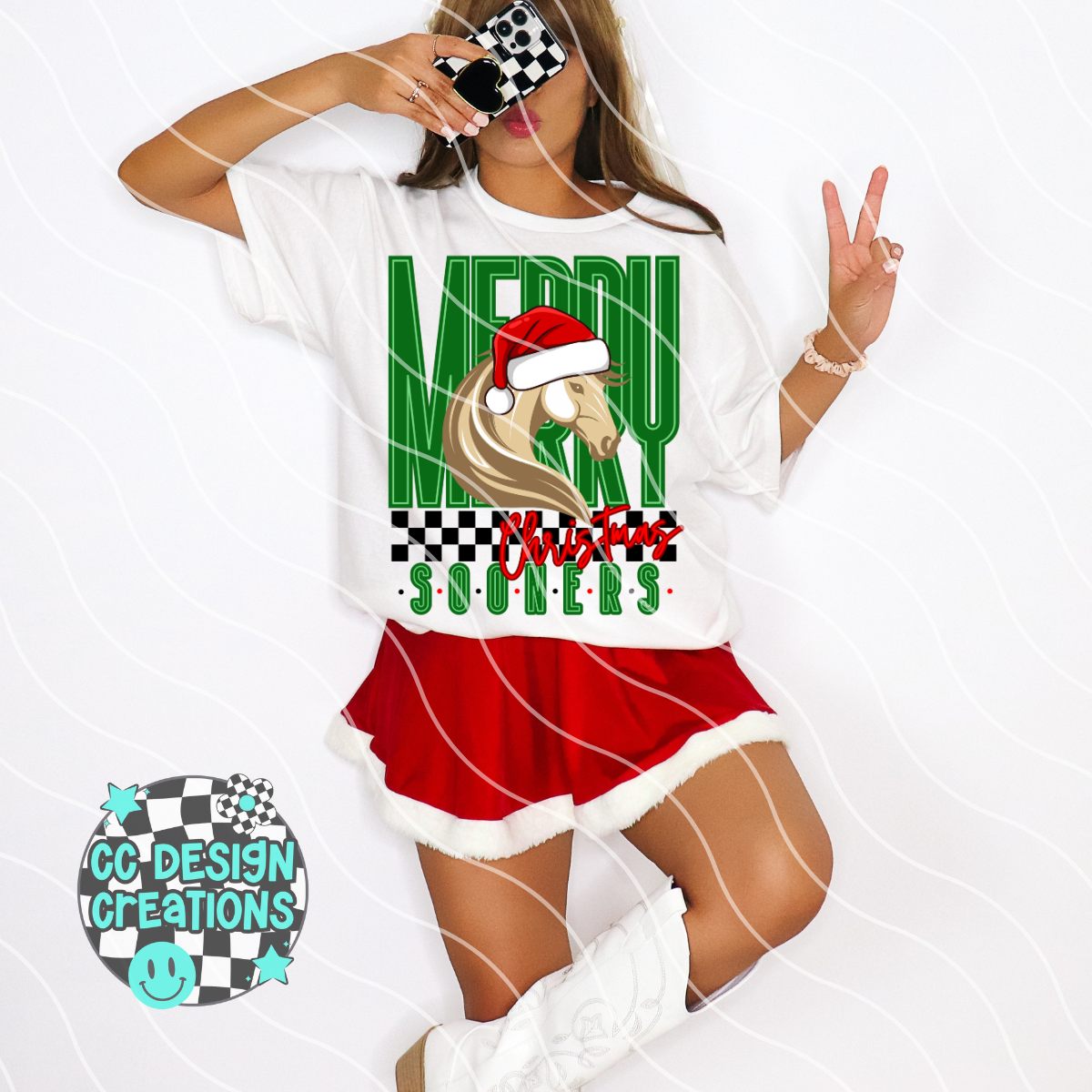 Christmas Sooners PNG Digital Download