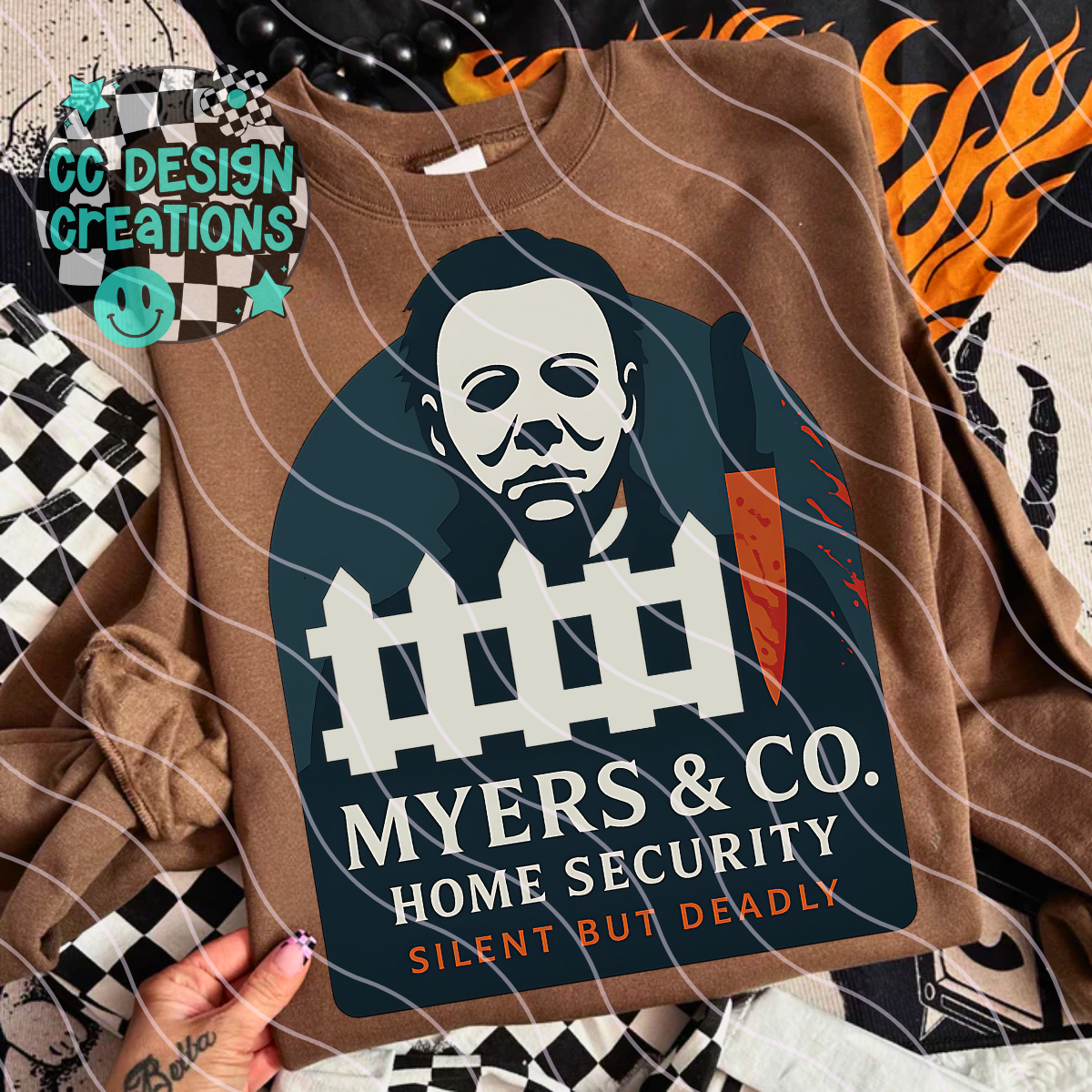 Myers Home Security PNG Digital Download