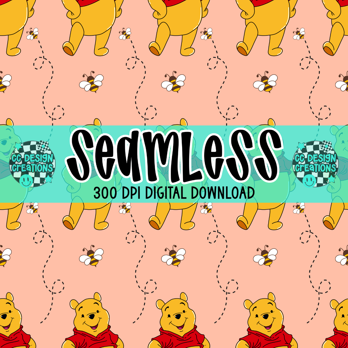 Honey Bear P oo h SEAMLESS