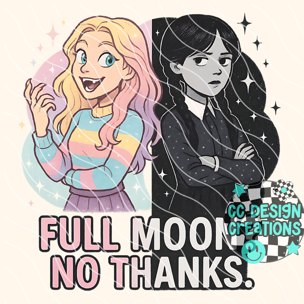 Full Moon Wednesday PNG Digital Download