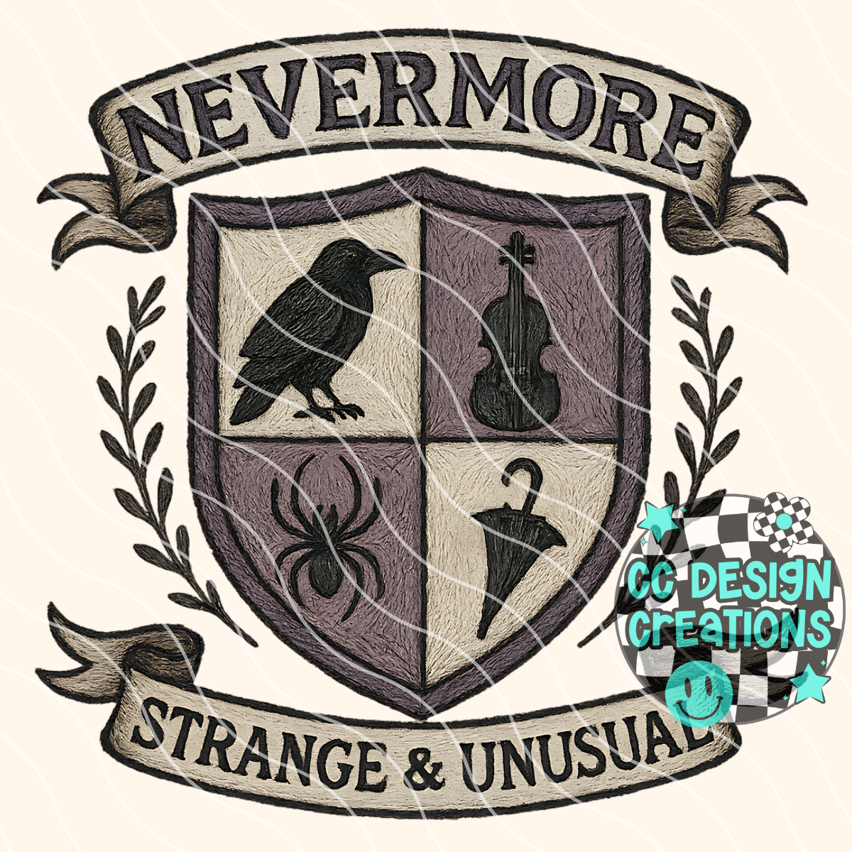 Nevermore Wednesday PNG Digital Download