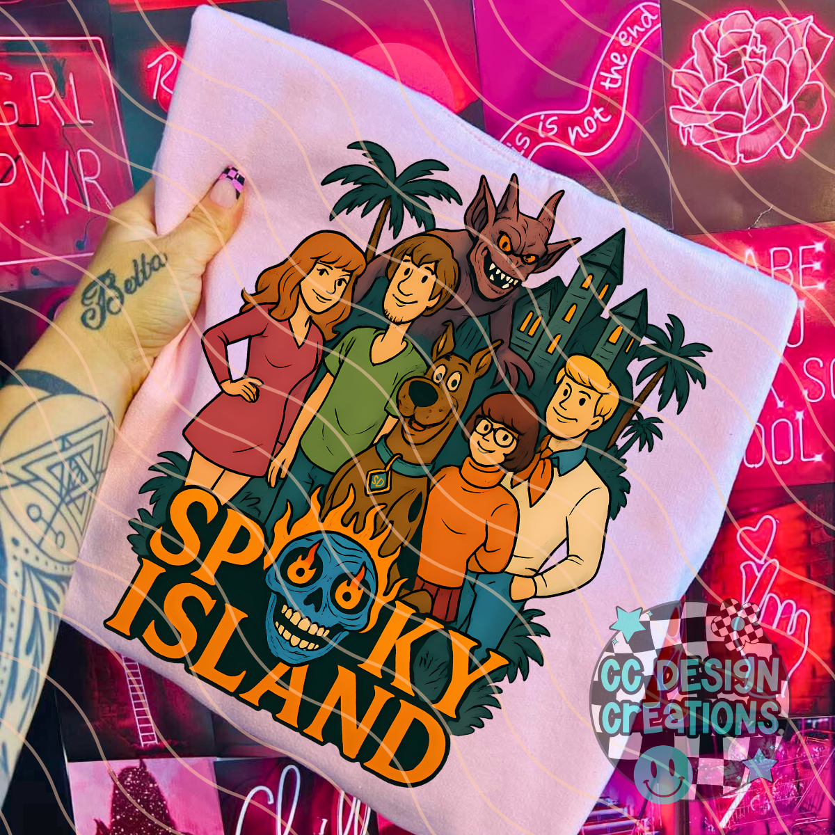 Spooky Island PNG Digital Download