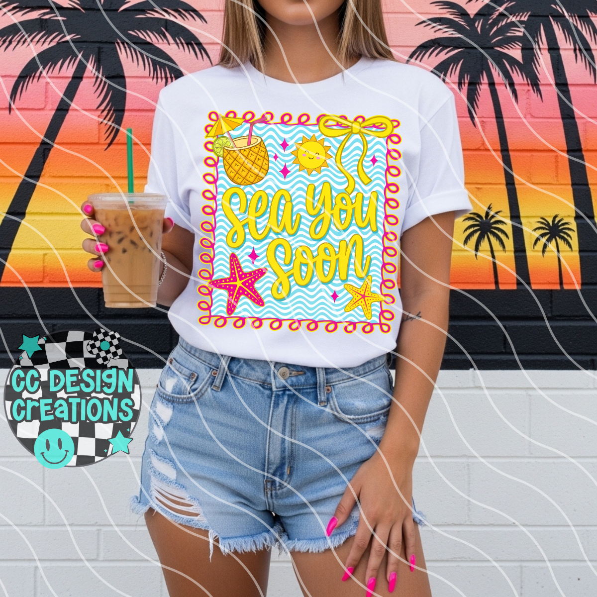 Sea You Soon PNG Digital Download