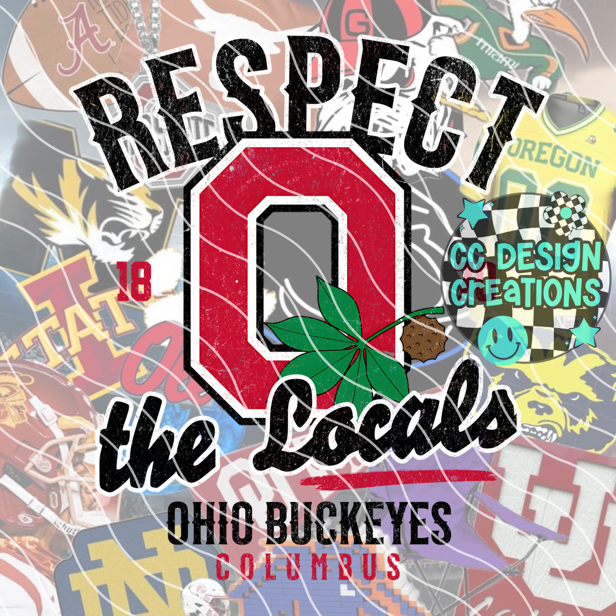 Respect The Locals Ohio PNG Digital Download