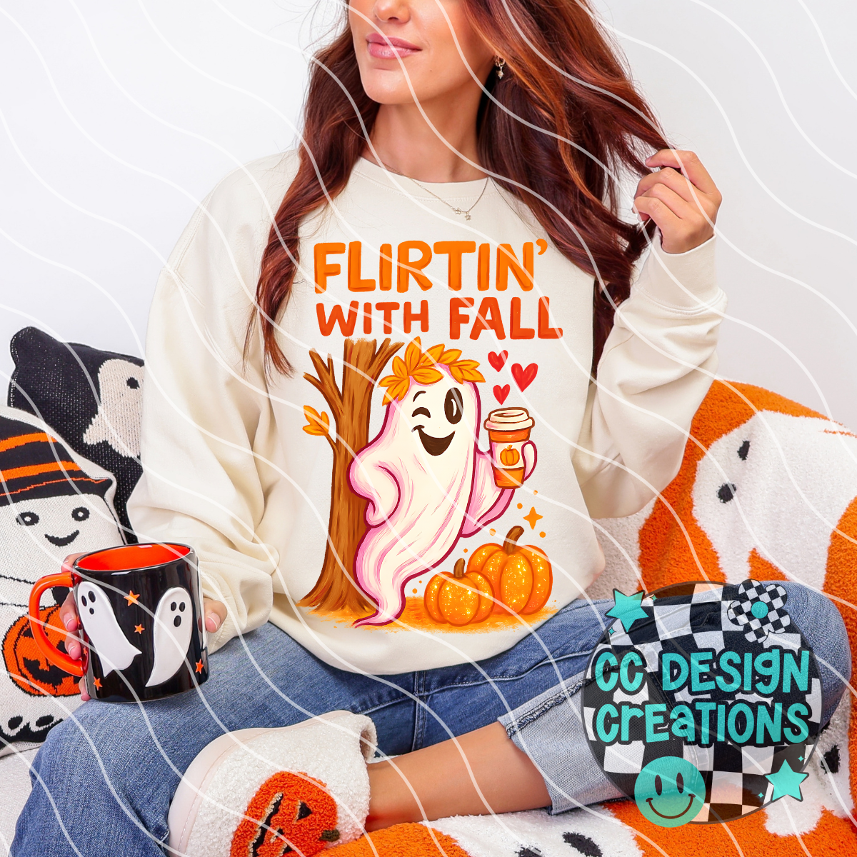 Flirtin' With Fall PNG Digital Download