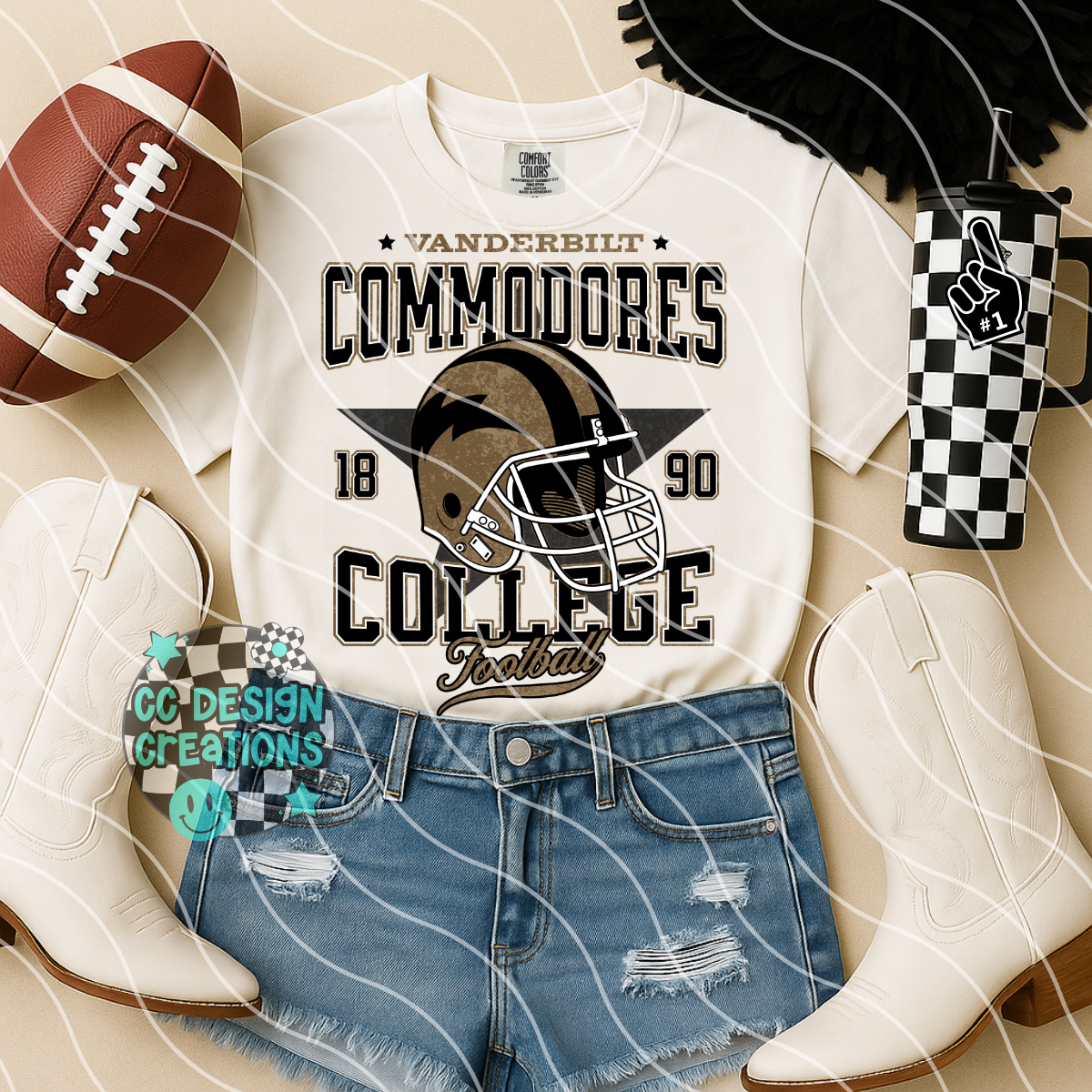 Retro All Star Dores Football PNG Digital Download