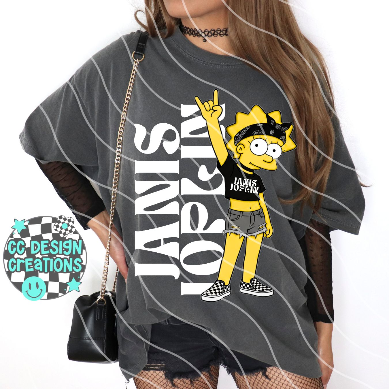 JANIS JOP ROCKER LISA PNG Digital Download