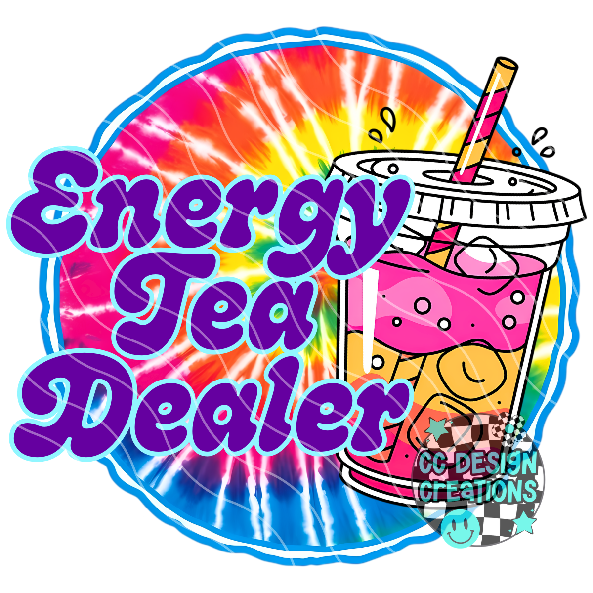 Energy Tea Dealer PNG Digital Download