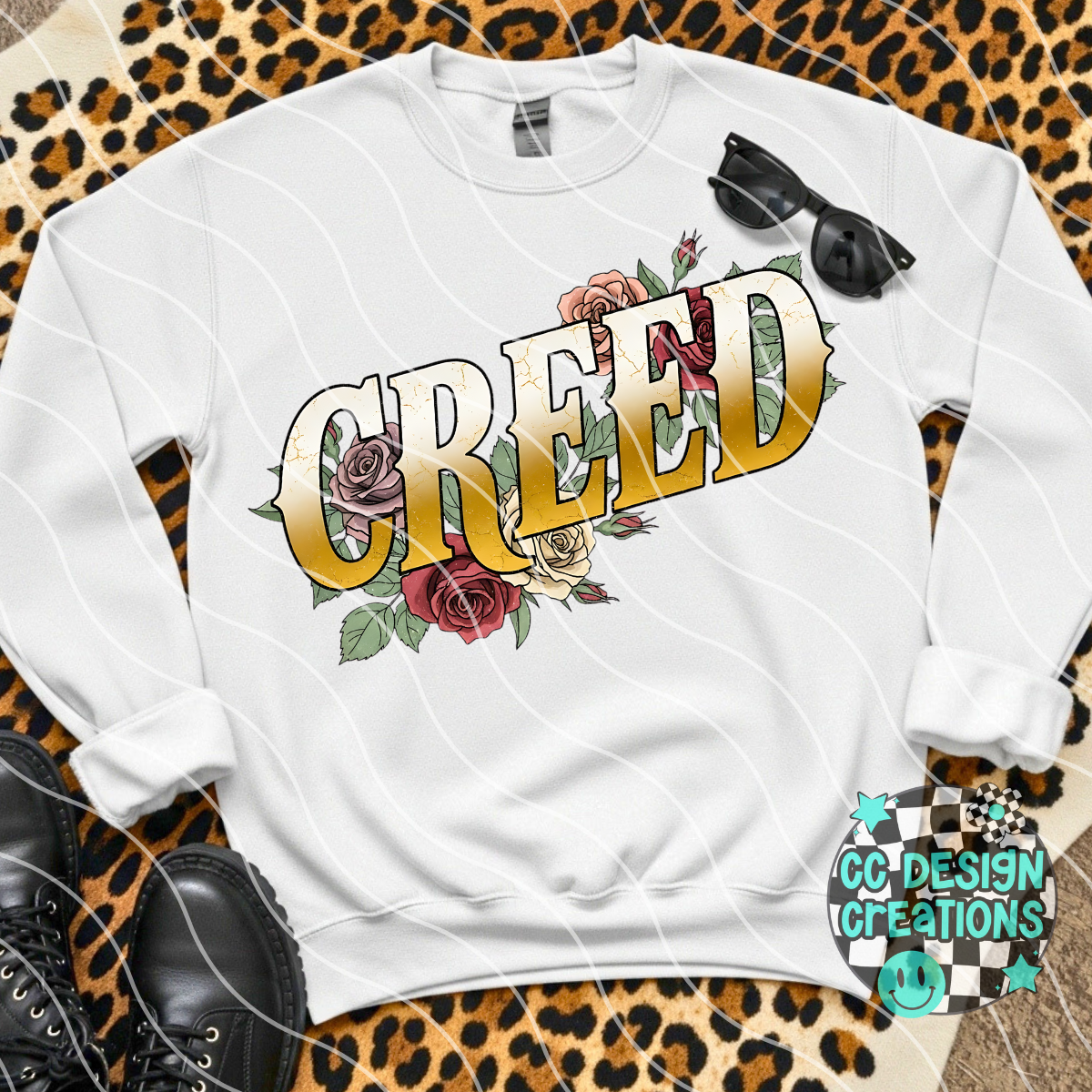 Floral Creed PNG Digital Download