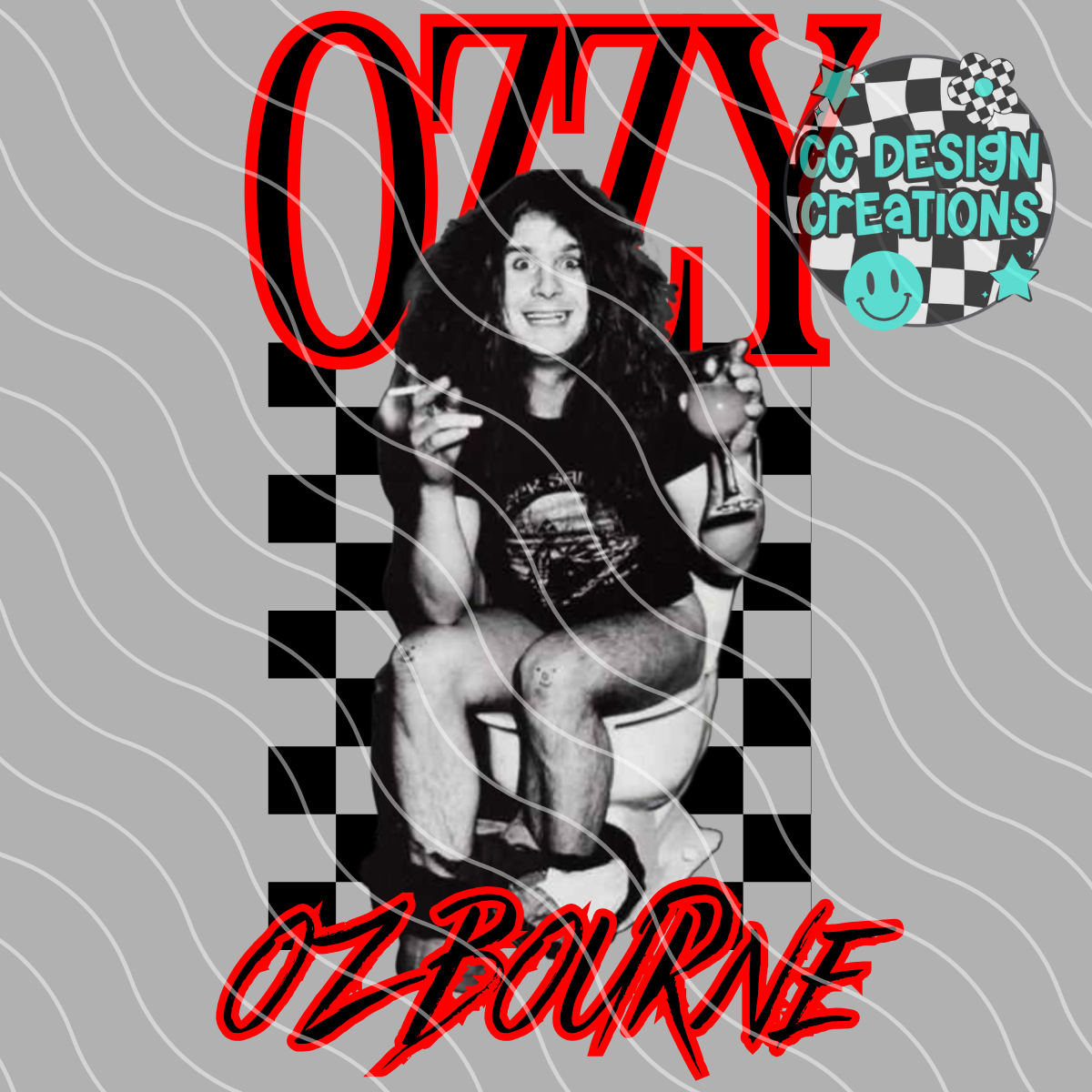 Ozzy Potty Time PNG Digital Download