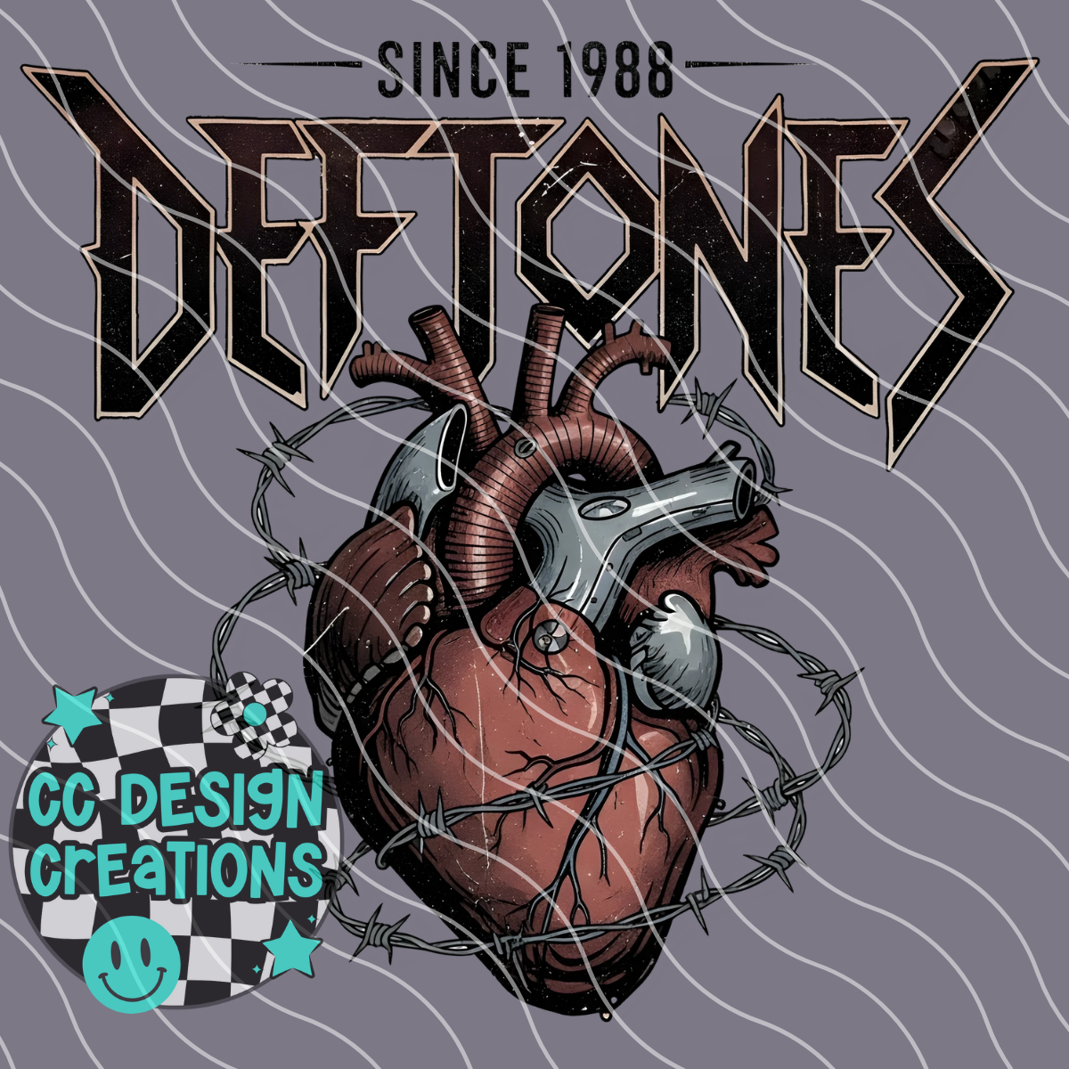 Deftones Heart PNG Digital Download