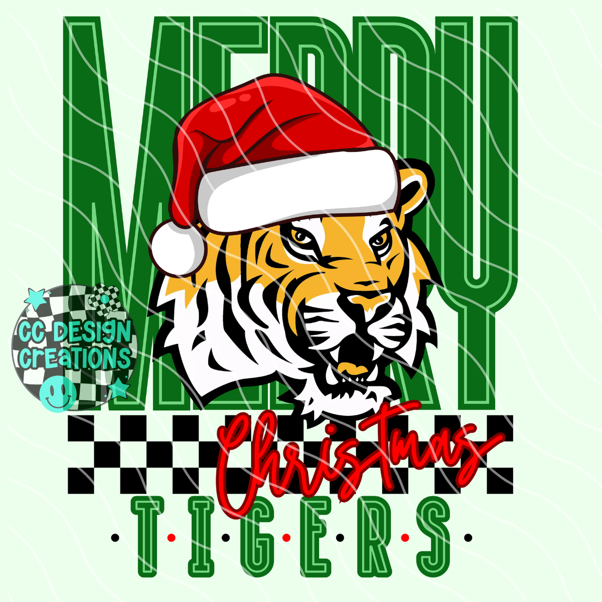 Christmas Tigers L S U PNG Digital Download