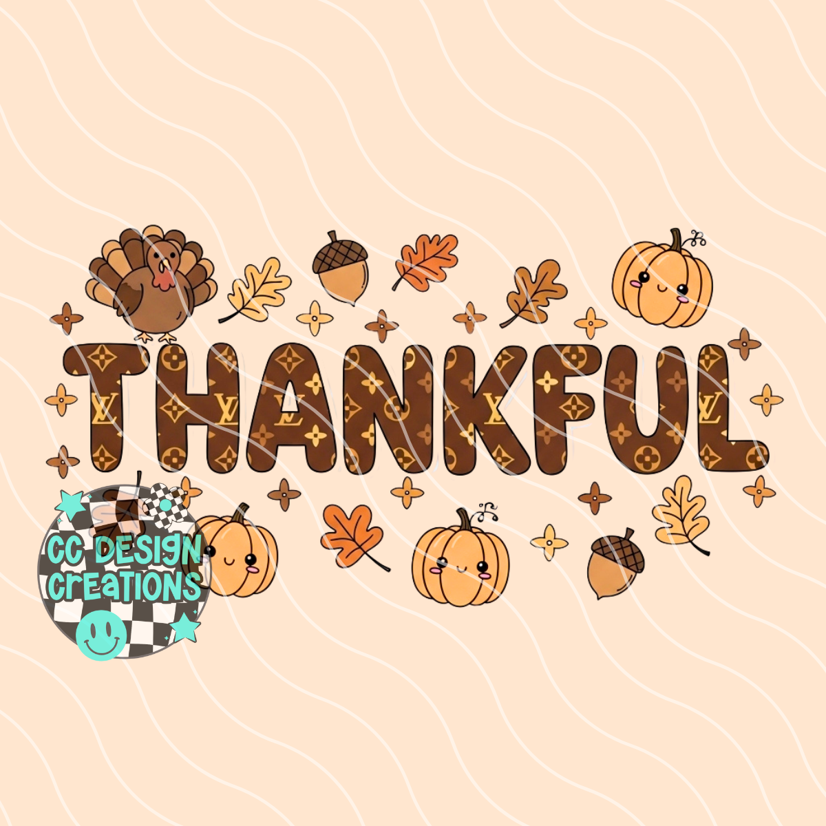 Boujee Thankful PNG Digital Download