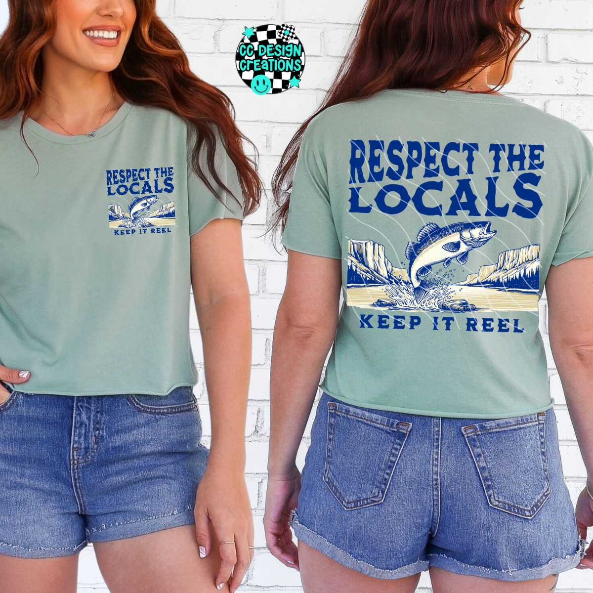 Respect The Locals Fishing PNG Digital Download