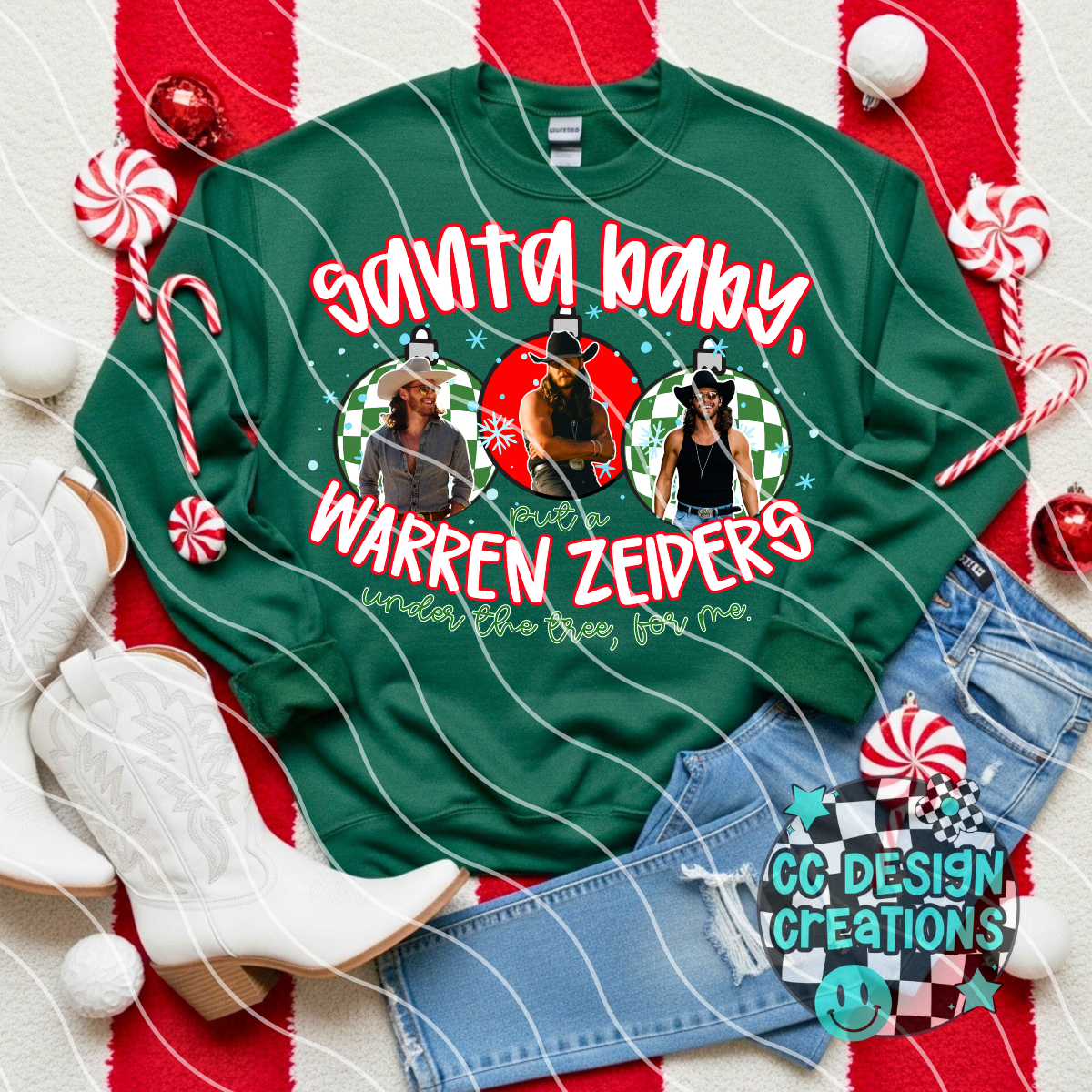 Santa Baby Zeiders PNG Digital Download