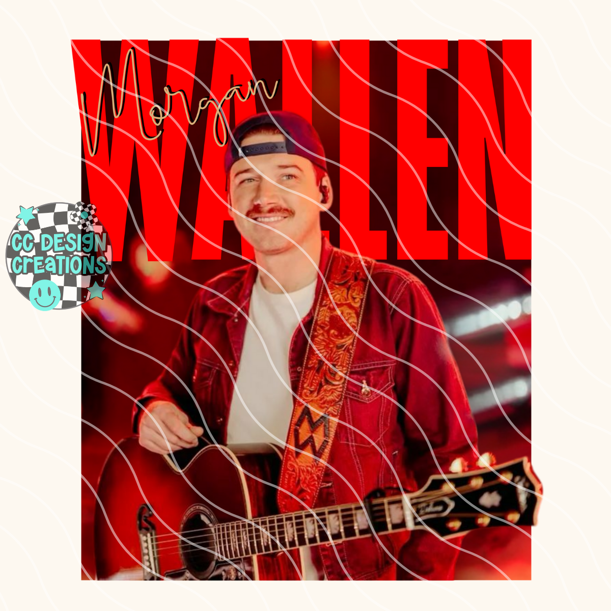 Country Music Wallen PNG Digital Download (2 Files)